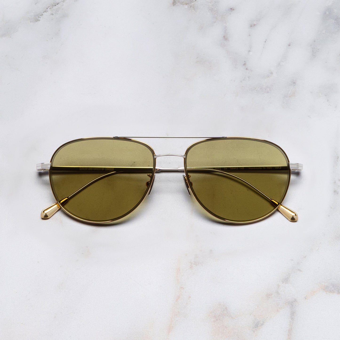 Cutler and Gross 0002 Aviator Sunglasses
