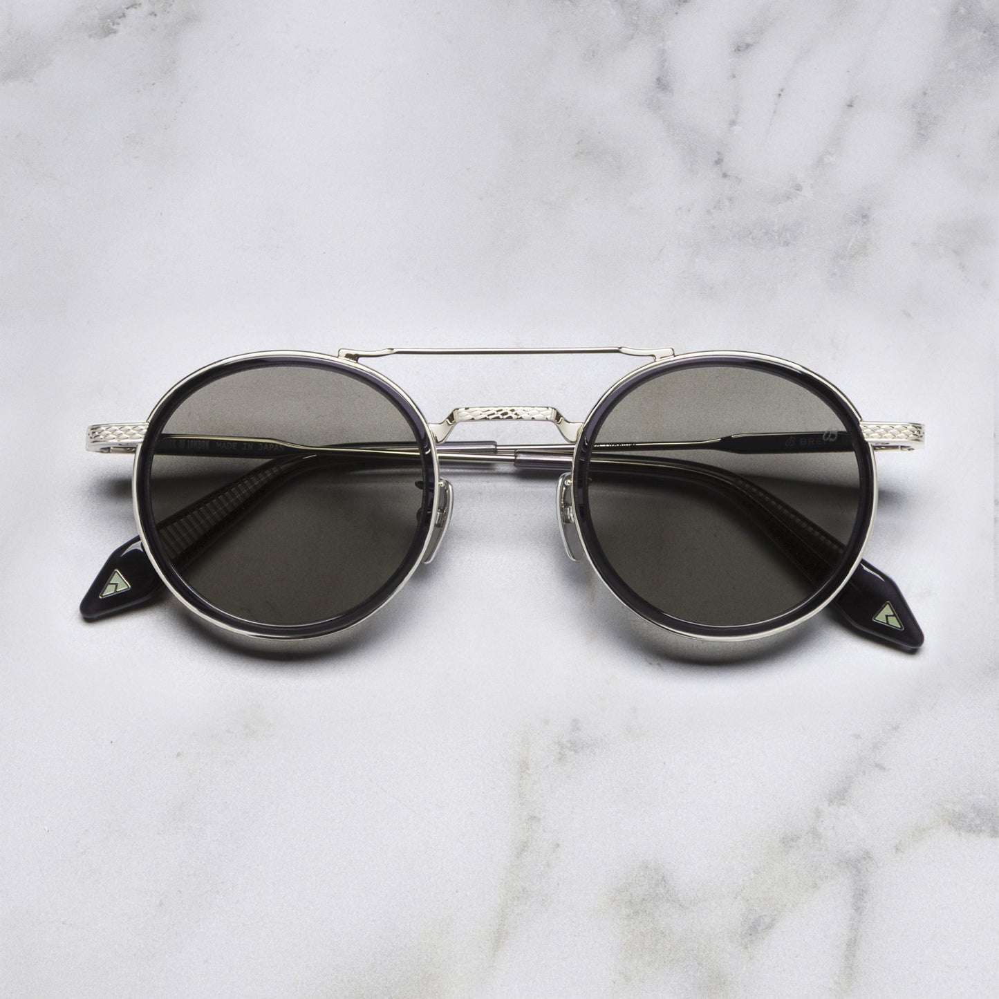 Cutler and Gross Breitling Chrono 0002 Round Sunglasses