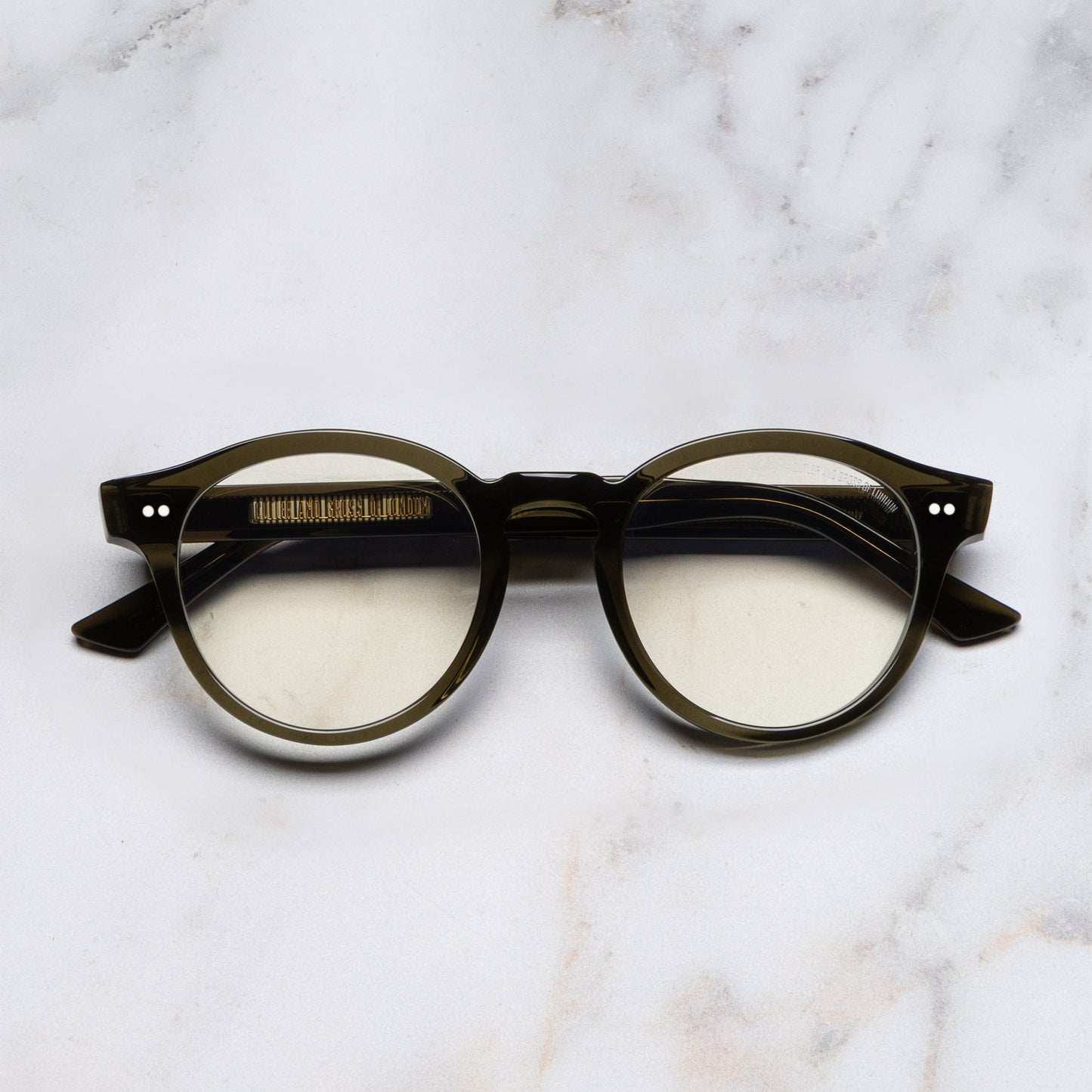 Cutler and Gross 1378 Blue Light Filter Round Opticals