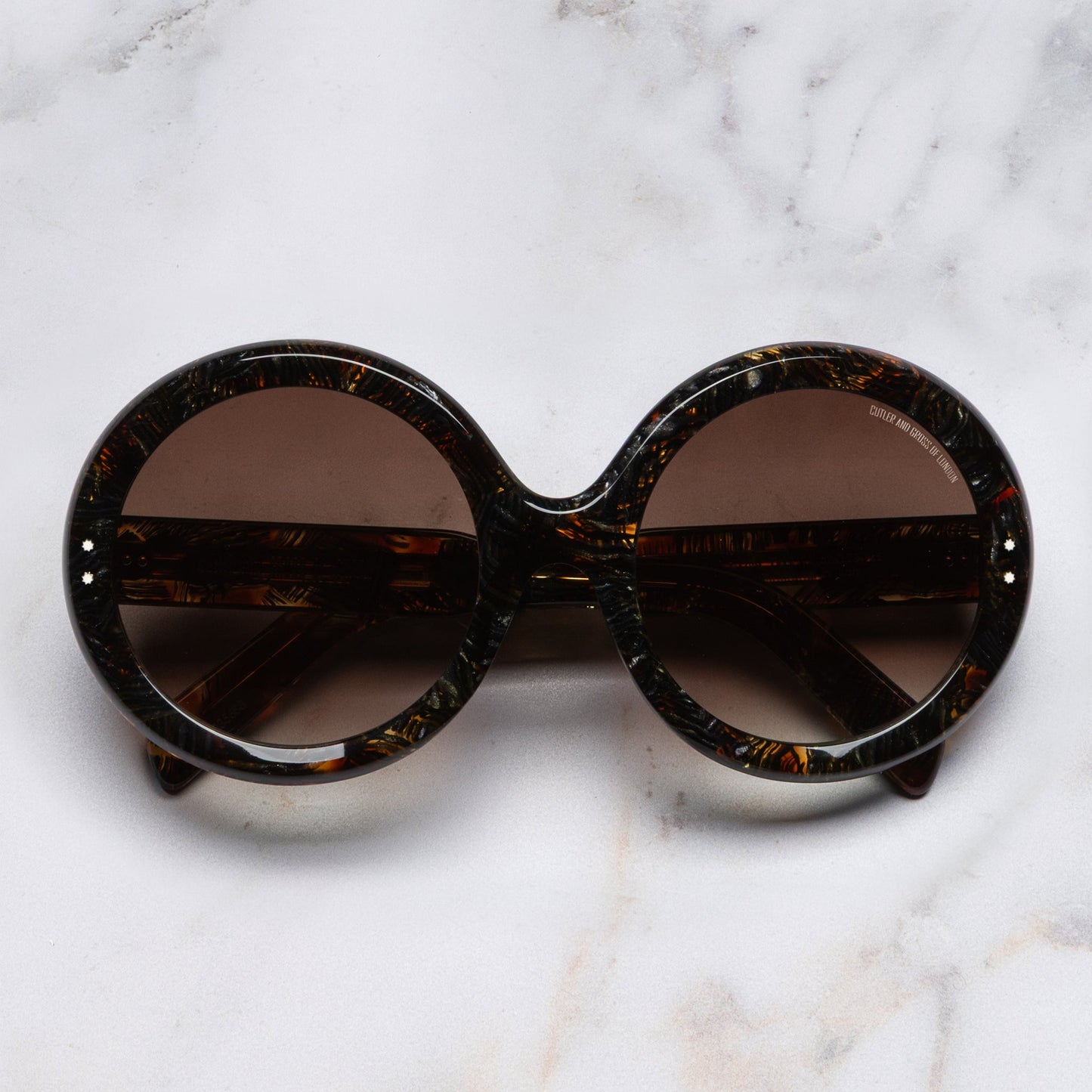 Cutler and Gross 1412 Round Sunglasses
