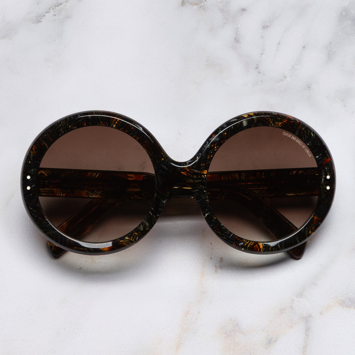 Cutler and Gross 1412 Round Sunglasses