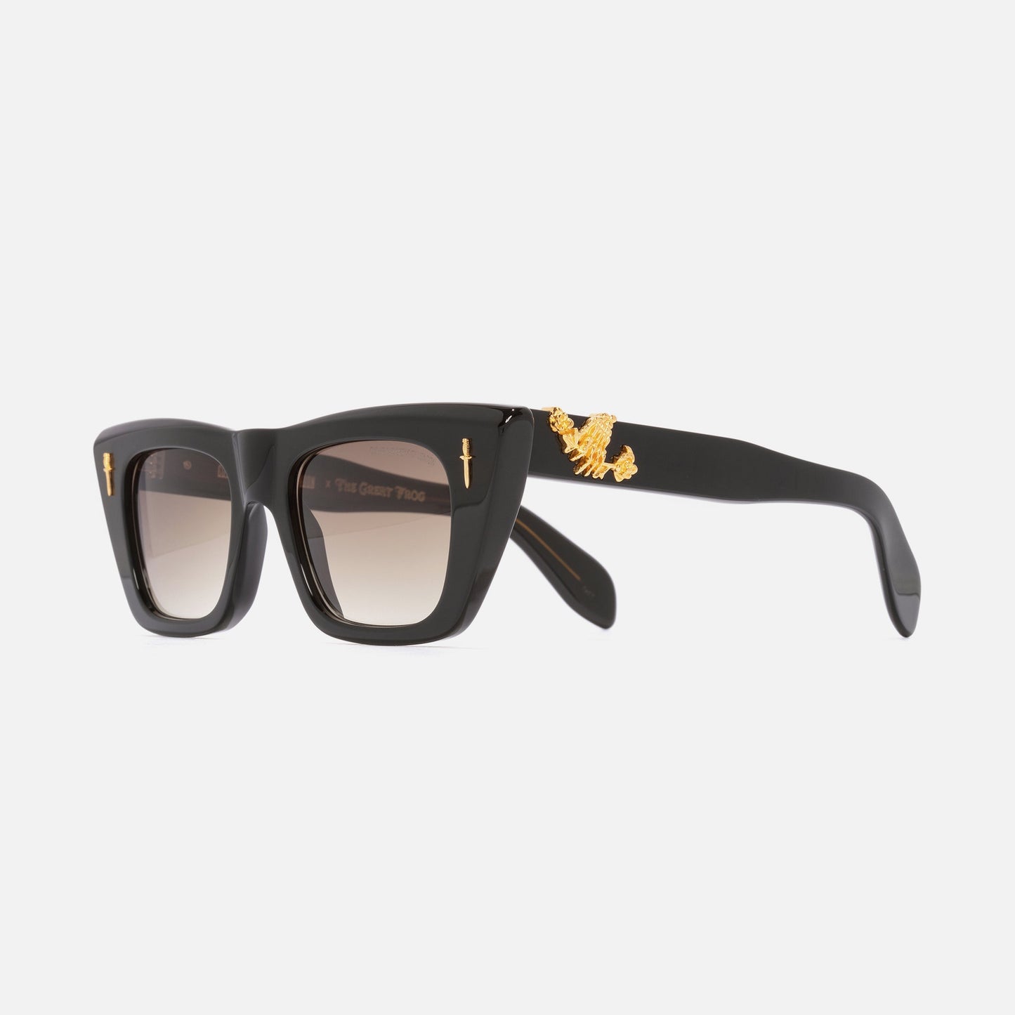 Cutler and Gross The Great Frog Love And Death Cat Eye Sunglasses