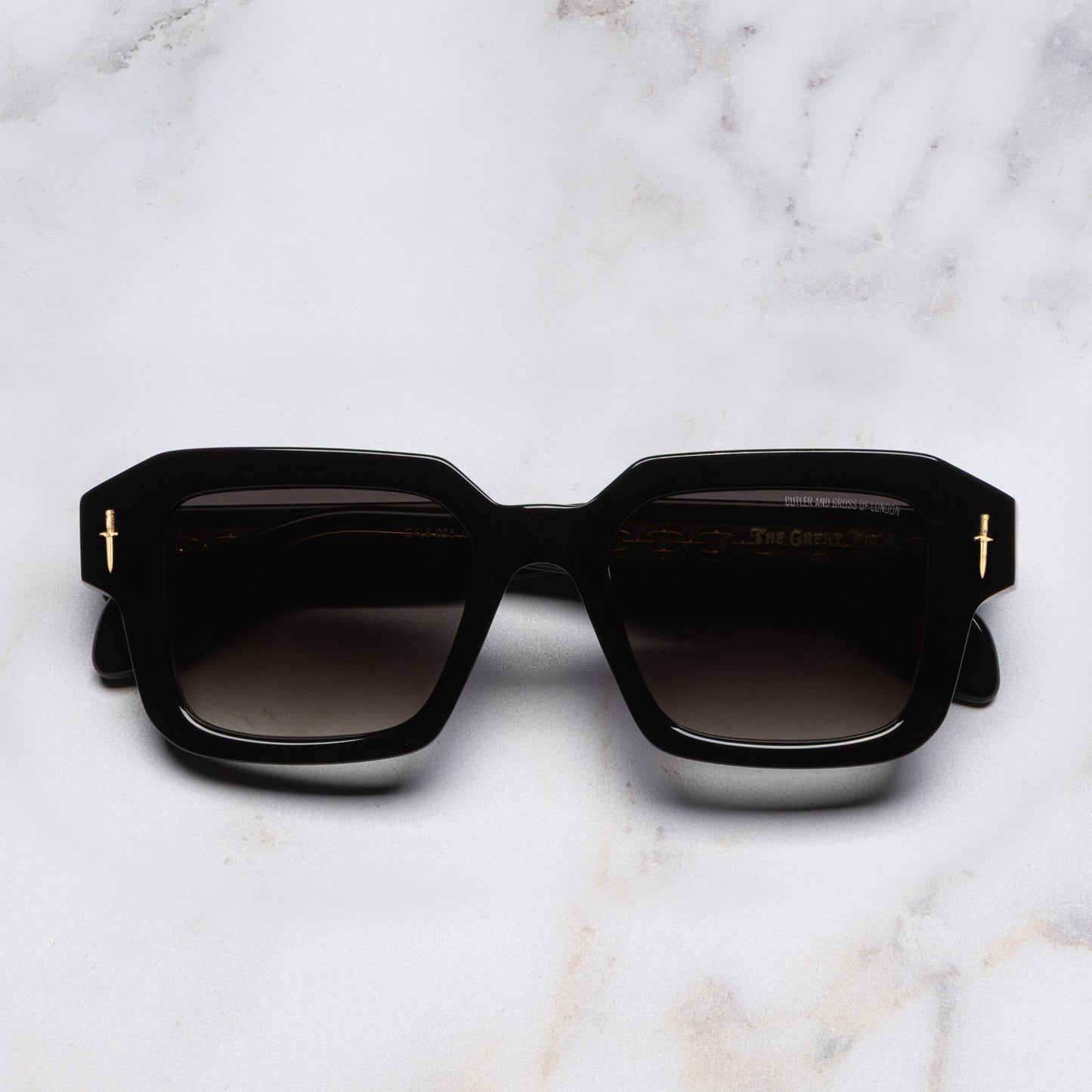 Cutler and Gross The Great Frog Frog Bones Link Rectangle Sunglasses