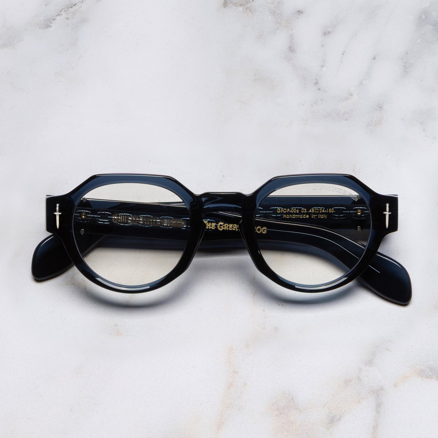 Cutler and Gross The Great Frog Lucky Diamond I Round Opticals