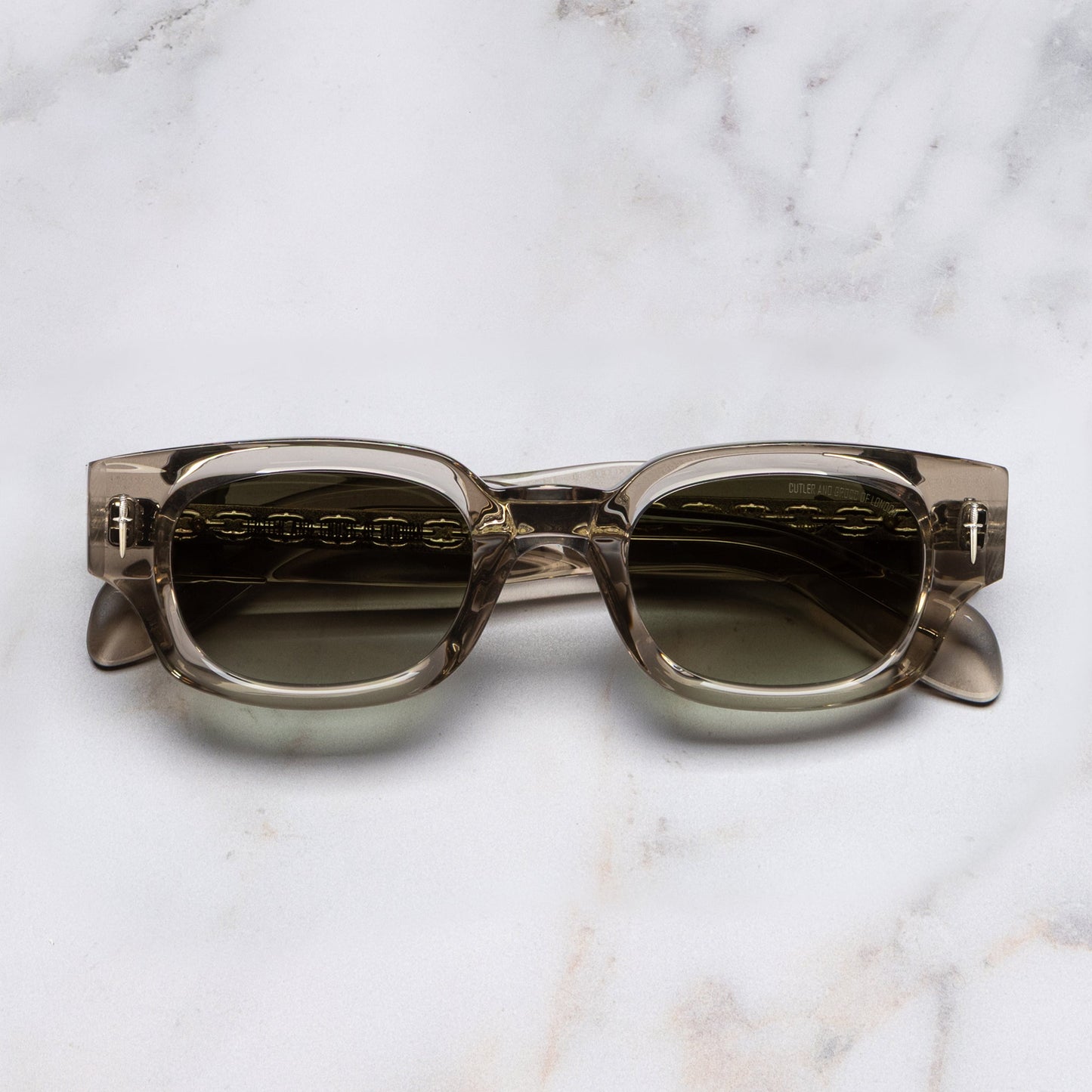 Cutler and Gross The Great Frog Soaring Eagle Rectangle Sunglasses