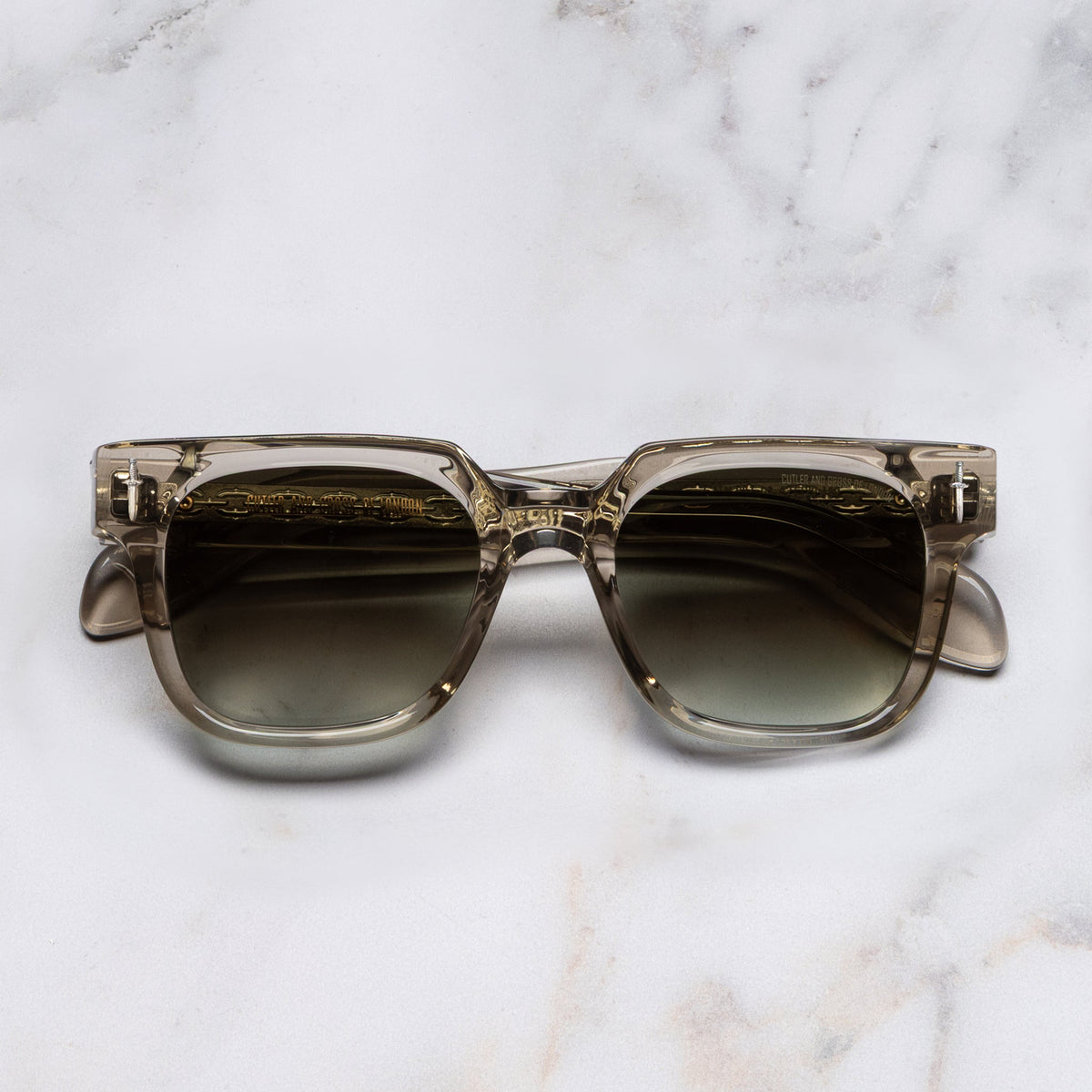 Cutler and Gross The Great Frog Lucky Diamond II Rectangle Sunglasses