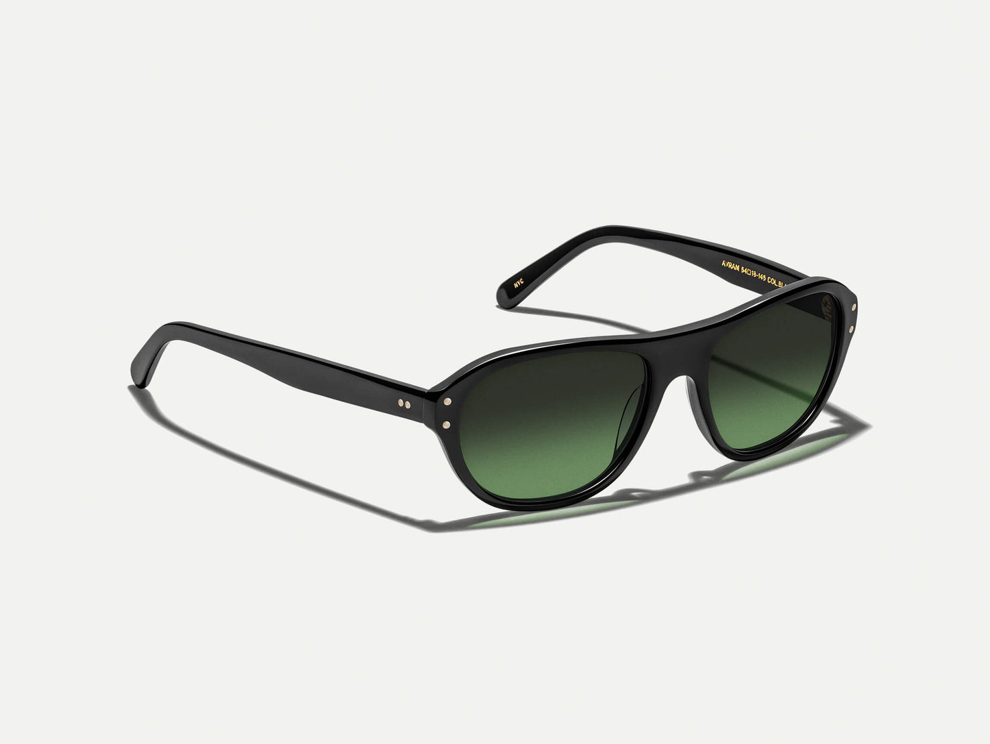 Moscot Avram Black With Custom Made Tints Sunglasses