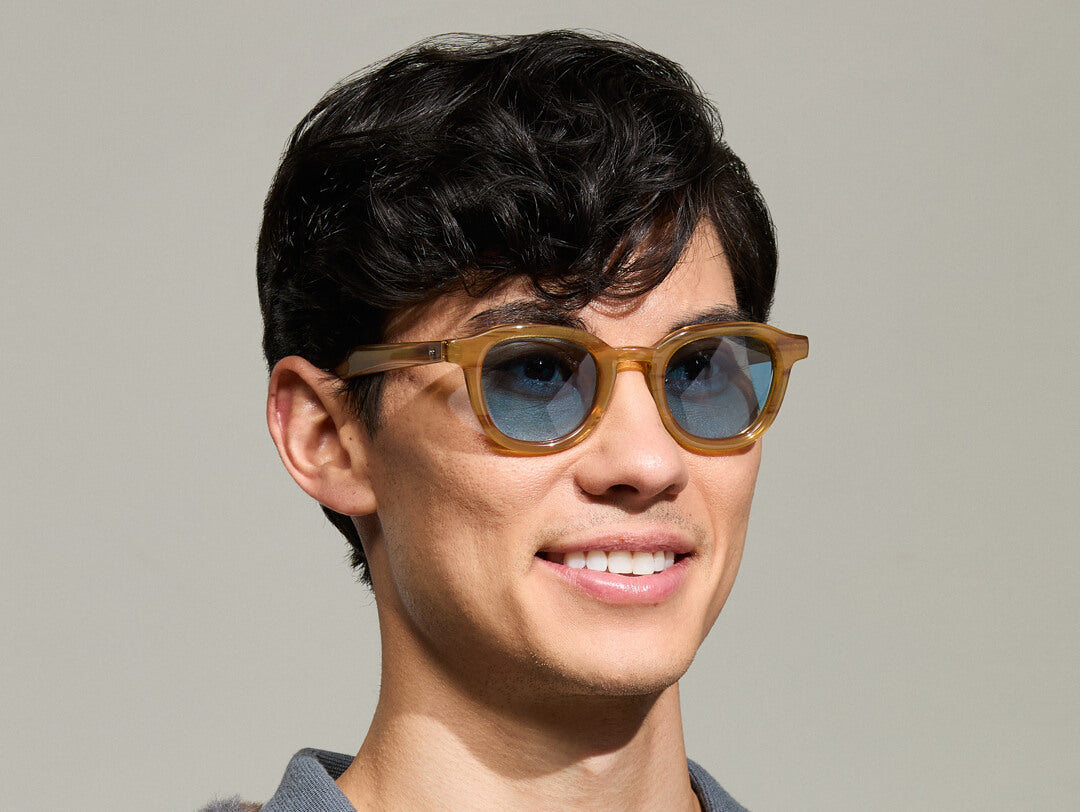 Moscot Dahven With Blue+ Sunglasses