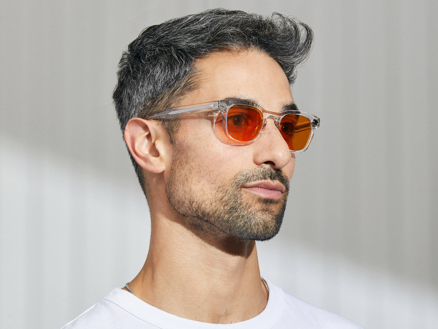 Moscot Gelt Crystal With Custom Made Tints Sunglasses