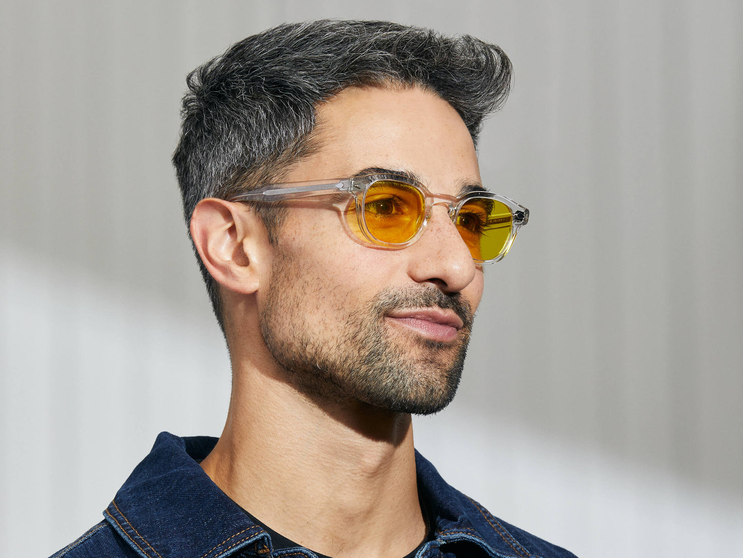 Moscot Lemtosh Crystal With Custom Made Tints Sunglasses
