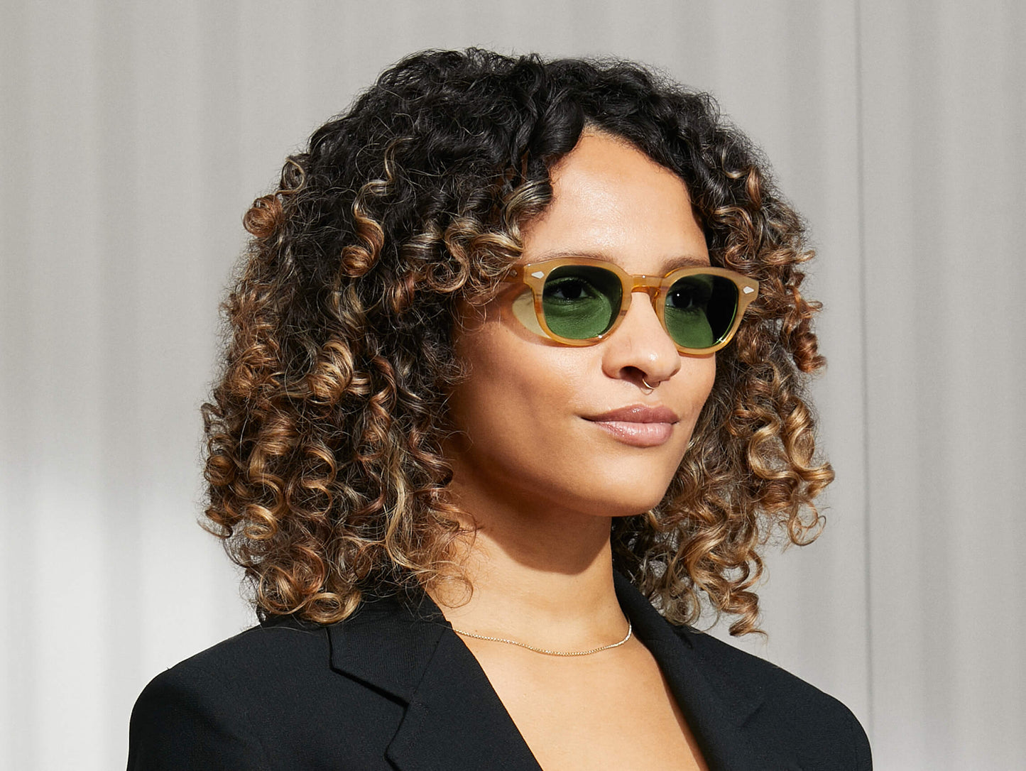 Moscot Lemtosh With Green+ Sunglasses