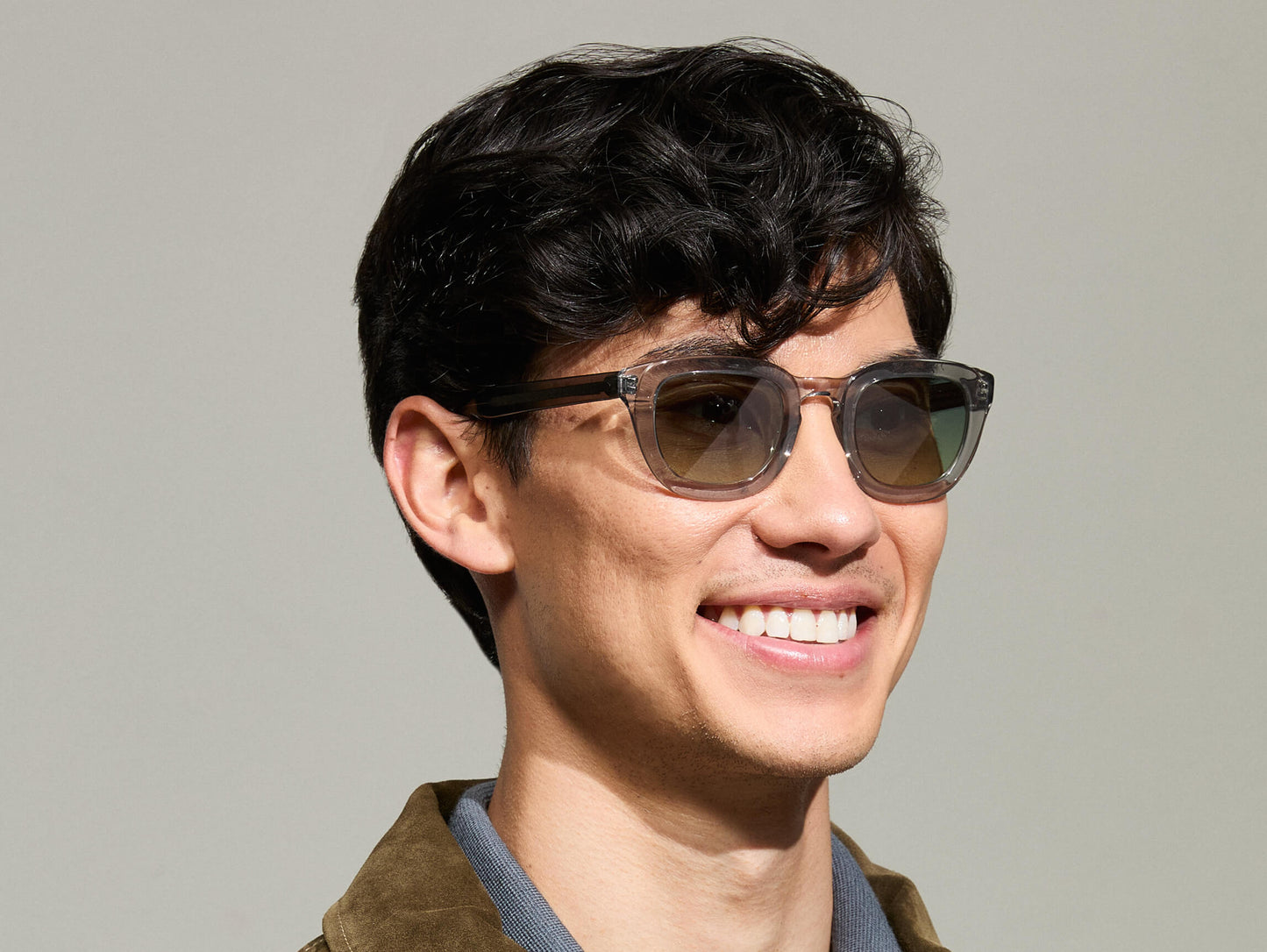 Moscot Telena Grey/Light Grey With Custom Made Tints Sunglasses