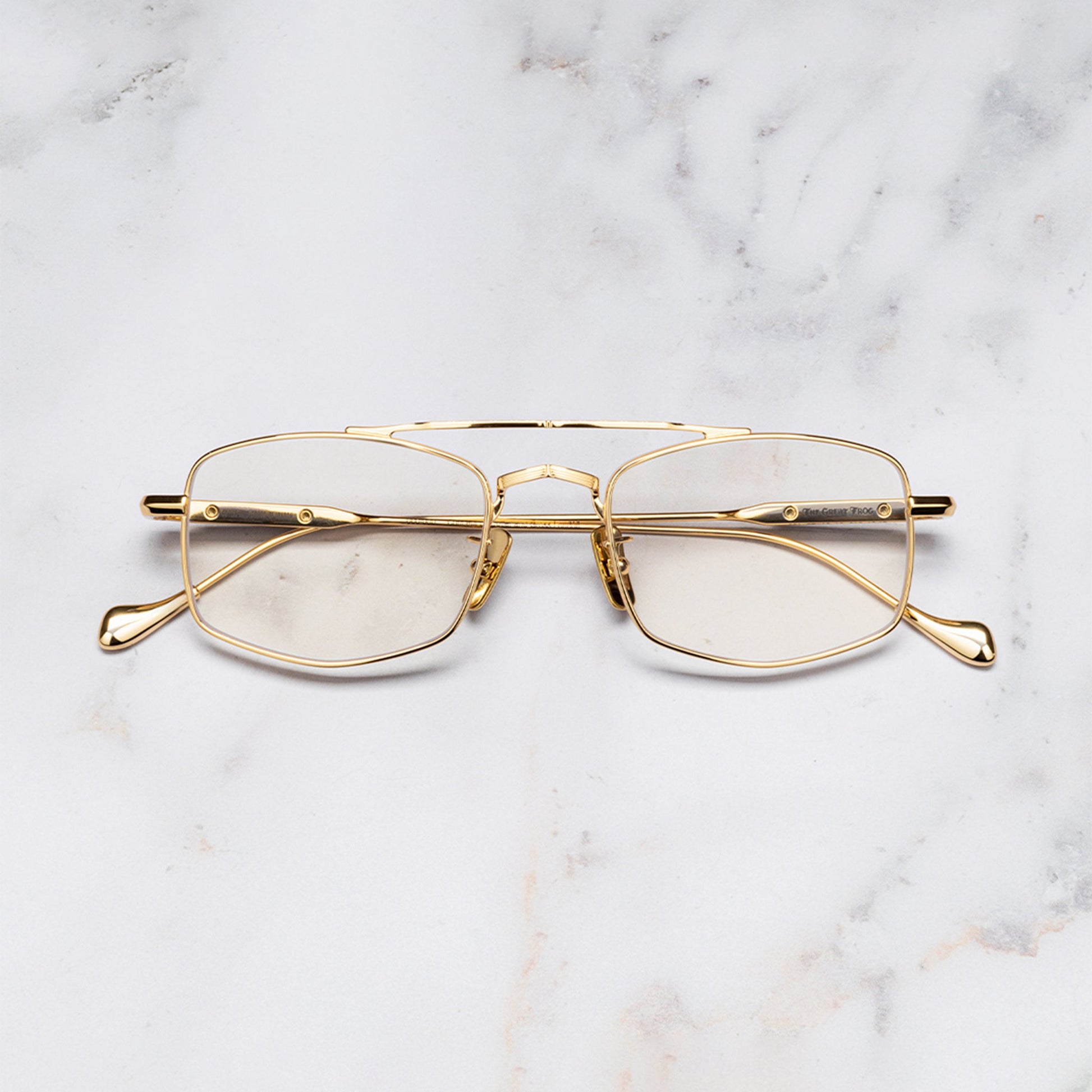 Cutler and Gross The Great Frog Bowie Rectangle Opticals
