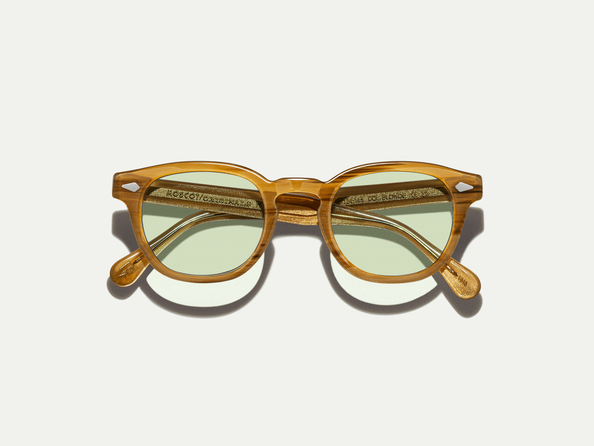 Moscot Lemtosh With Green+ Sunglasses