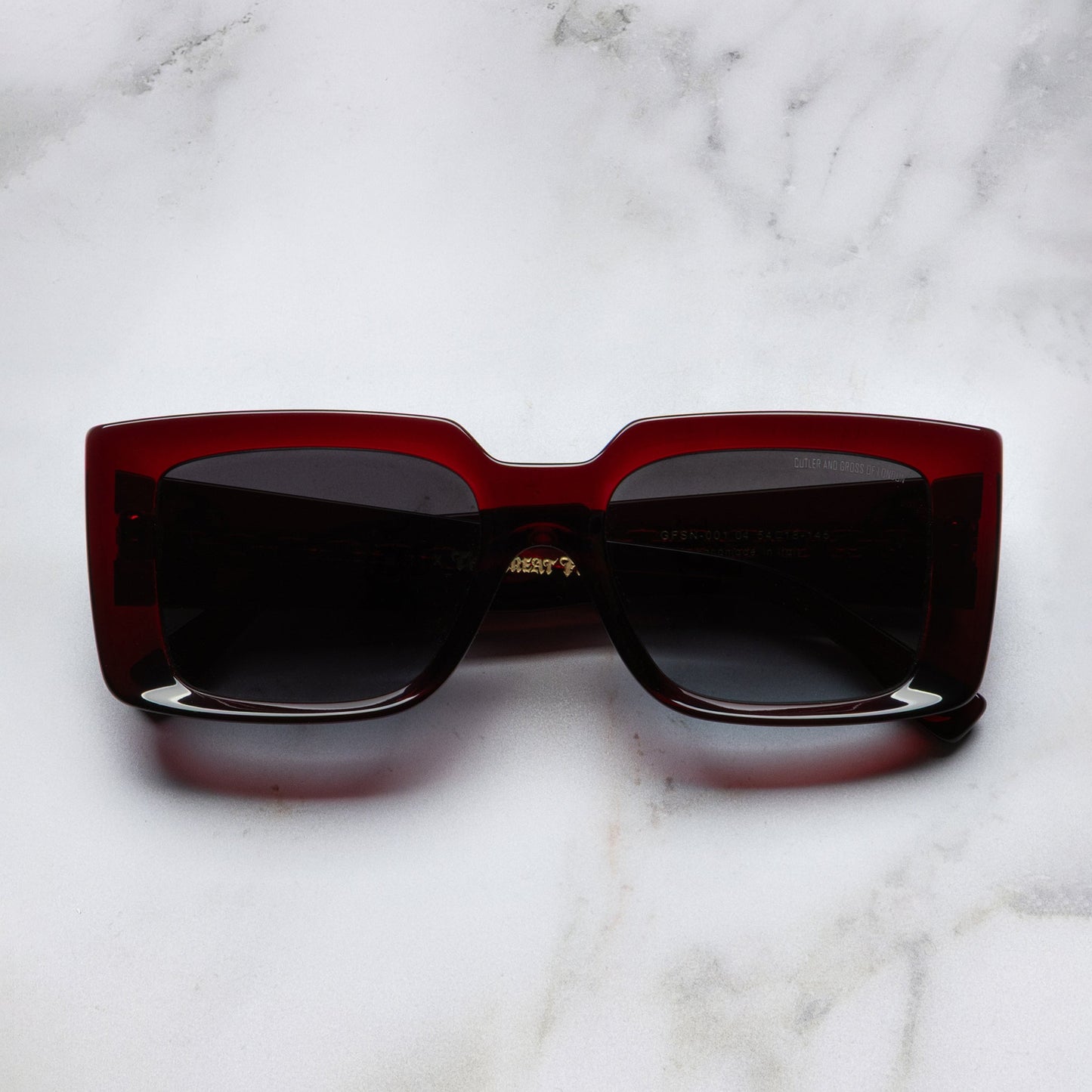 Cutler and Gross The Great Frog Reaper Square Sunglasses