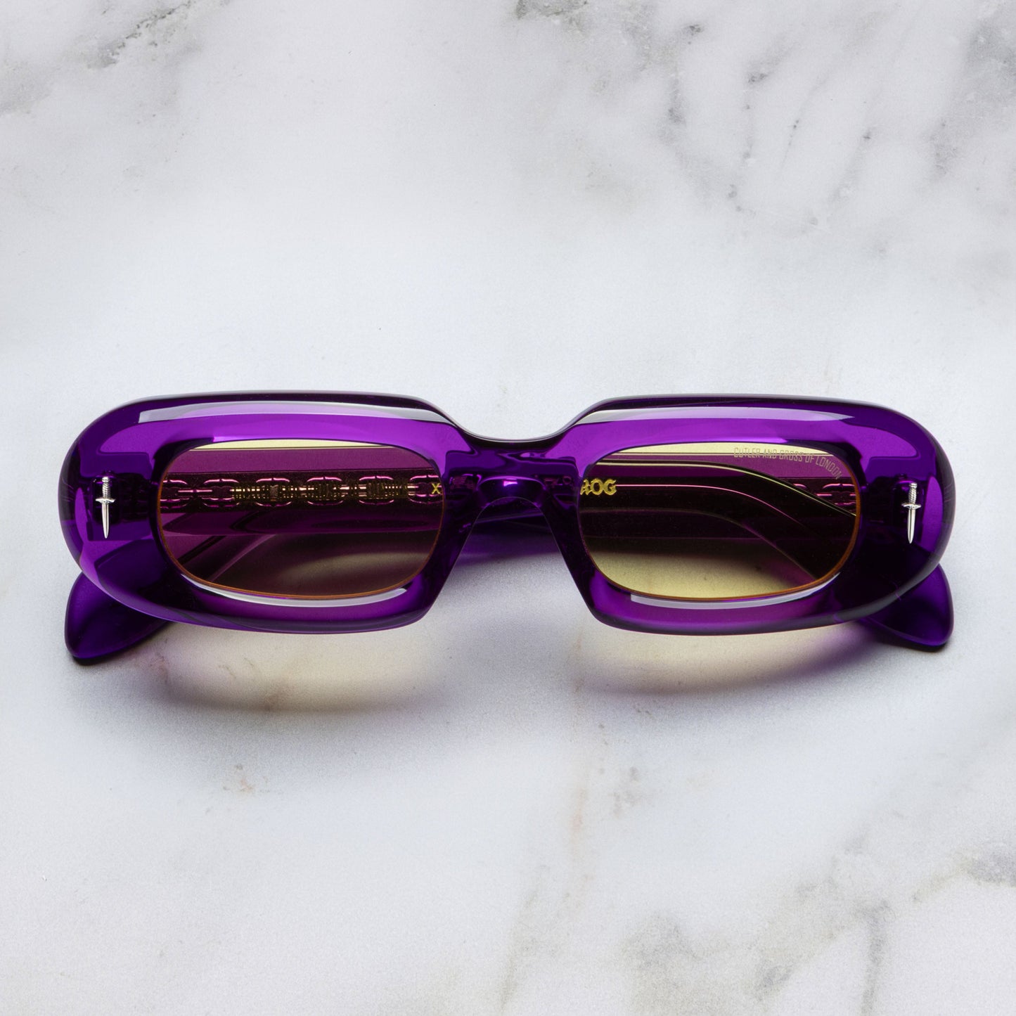 Cutler and Gross The Great Frog Rapture Rectangle Sunglasses