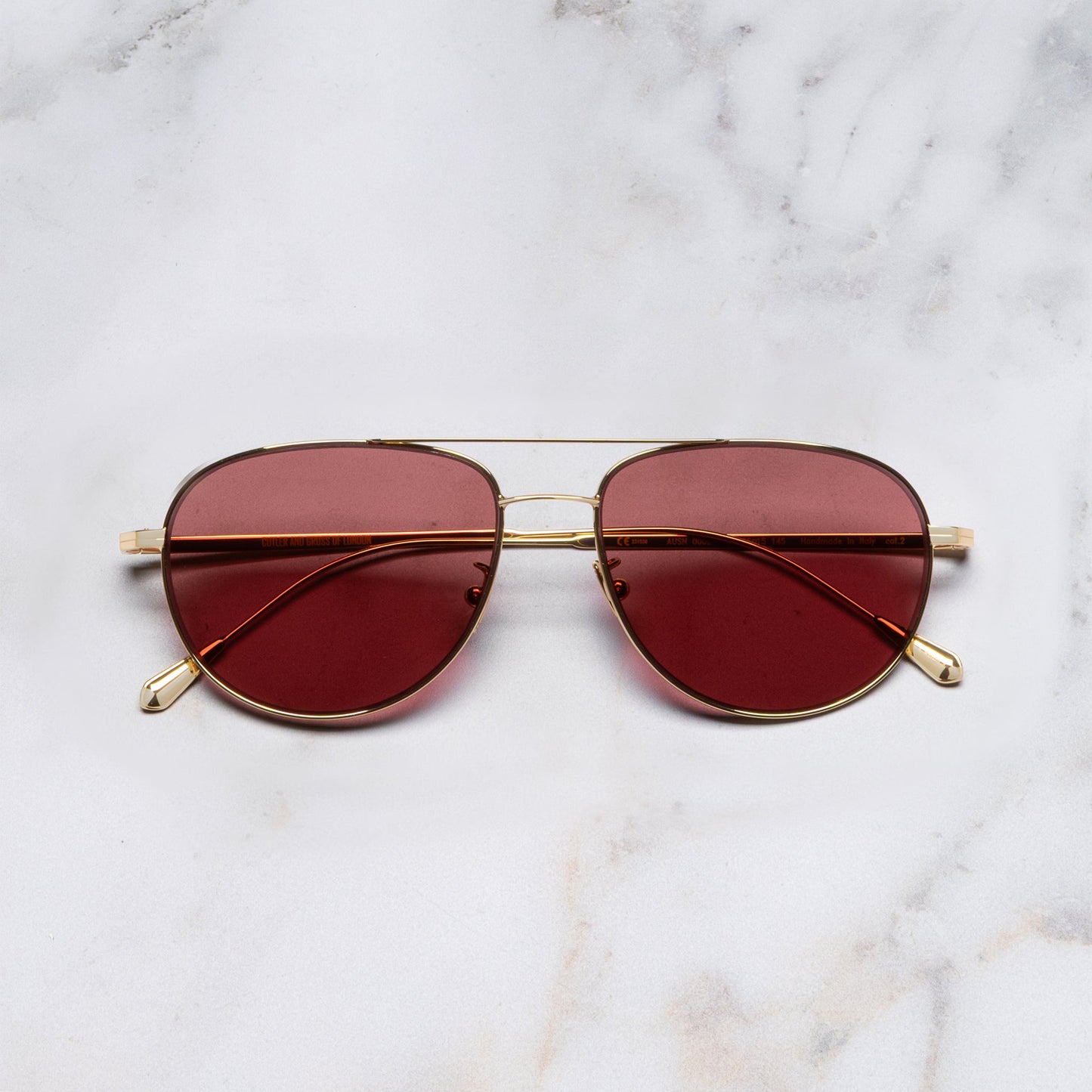 Cutler and Gross 0002 Aviator Sunglasses