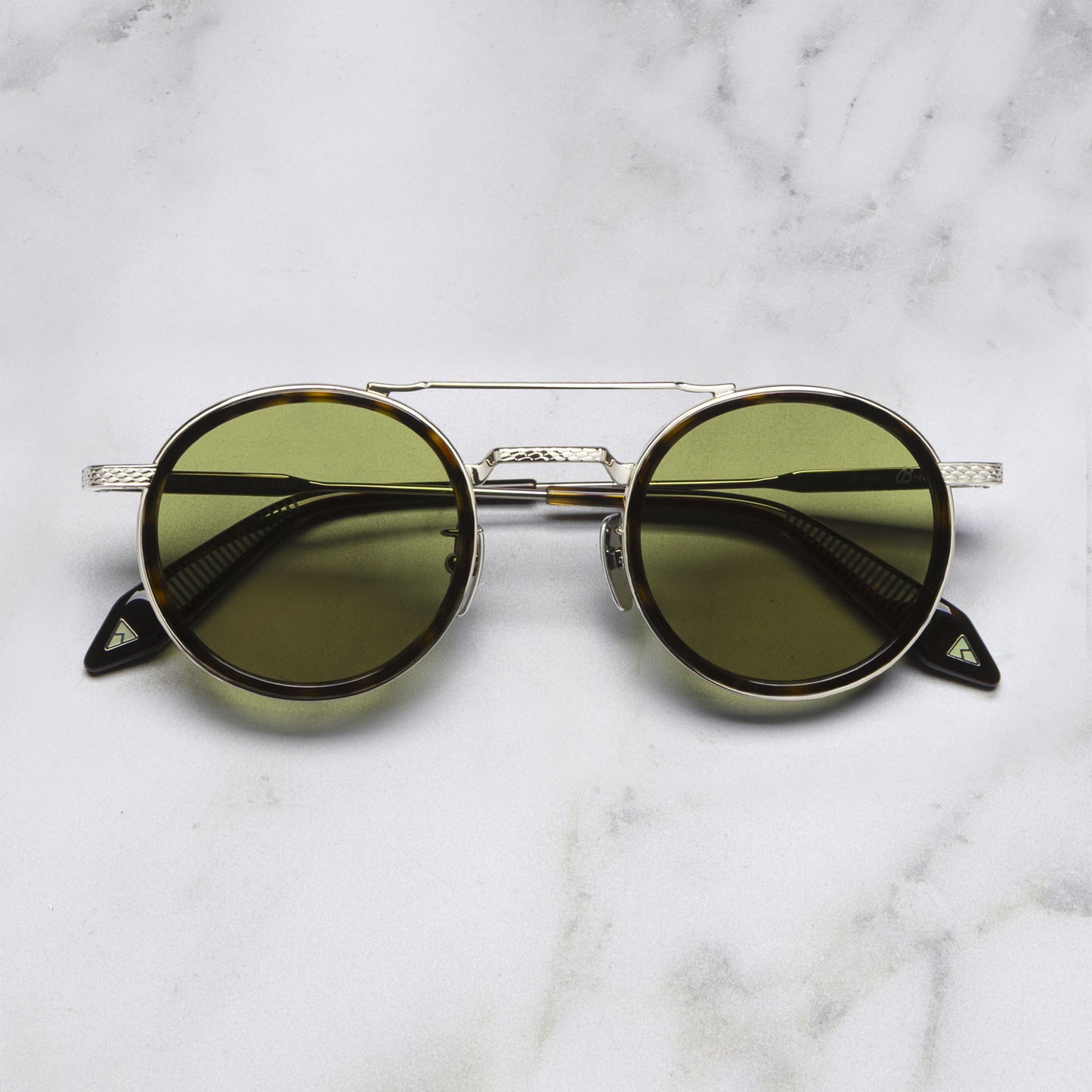 Cutler and Gross Breitling Chrono 0002 Round Sunglasses