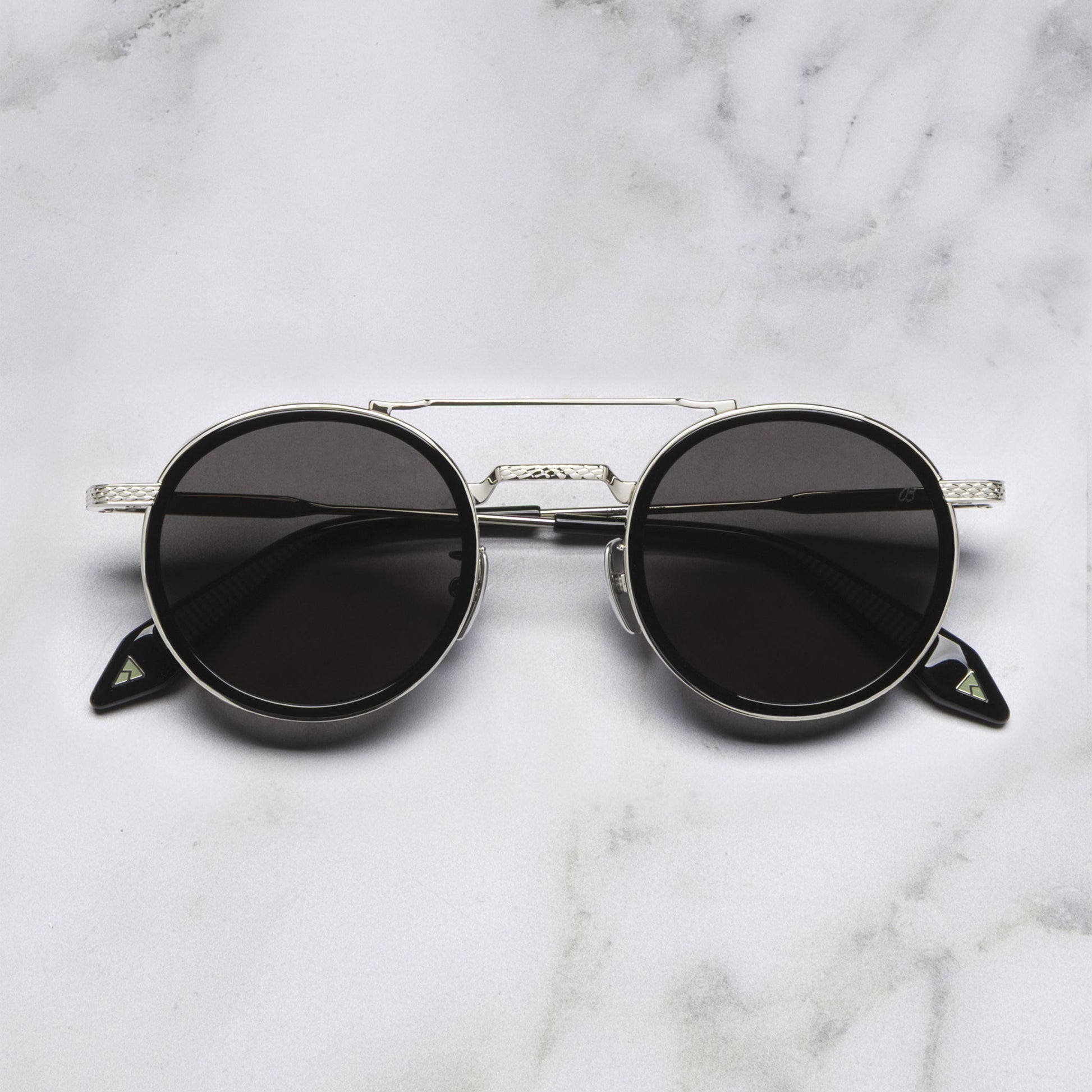Cutler and Gross Breitling Chrono 0002 Round Sunglasses