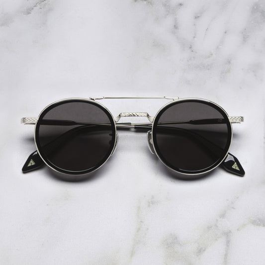 Cutler and Gross Breitling Chrono 0002 Round Sunglasses