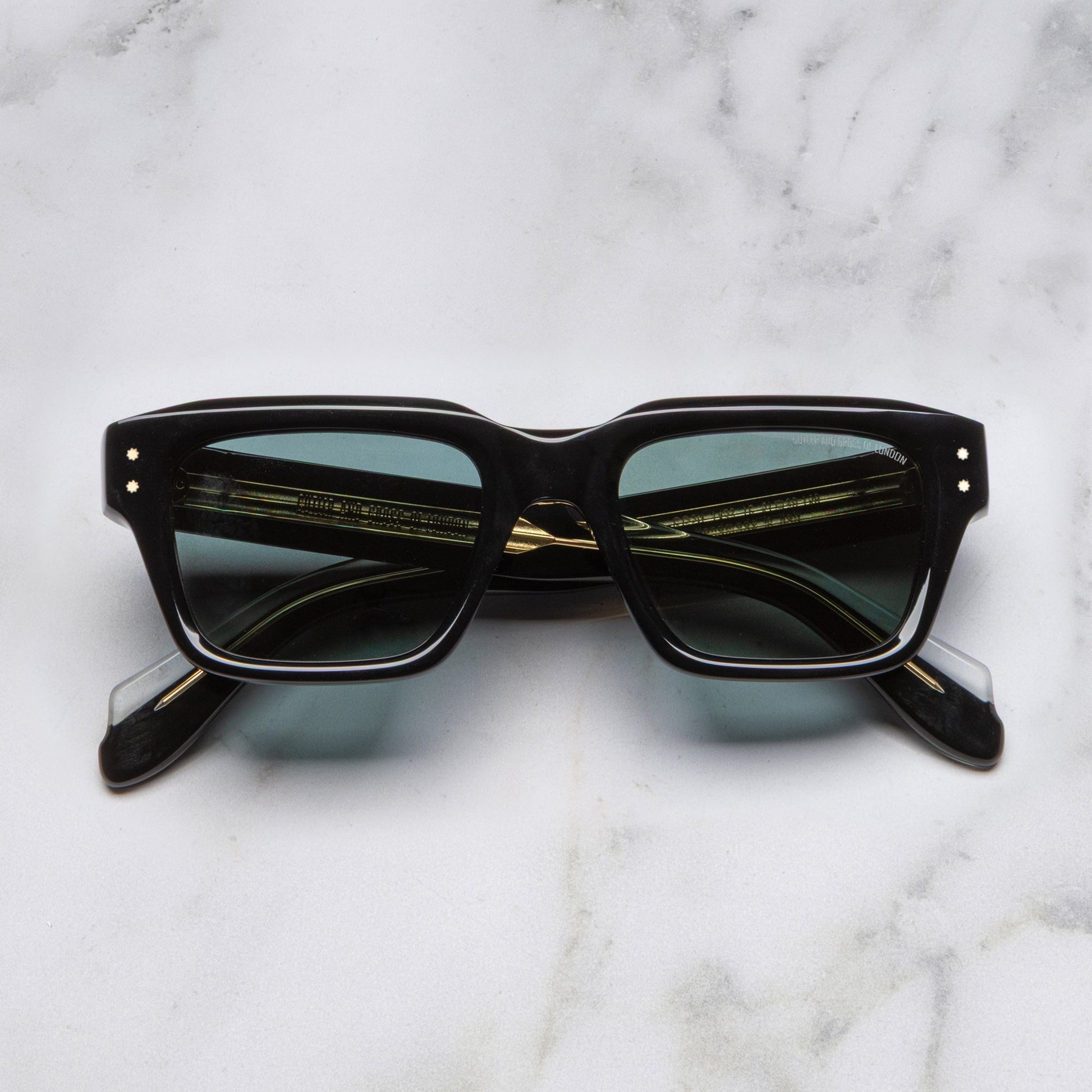 Cutler and Gross 1432 Square Polarised Sunglasses