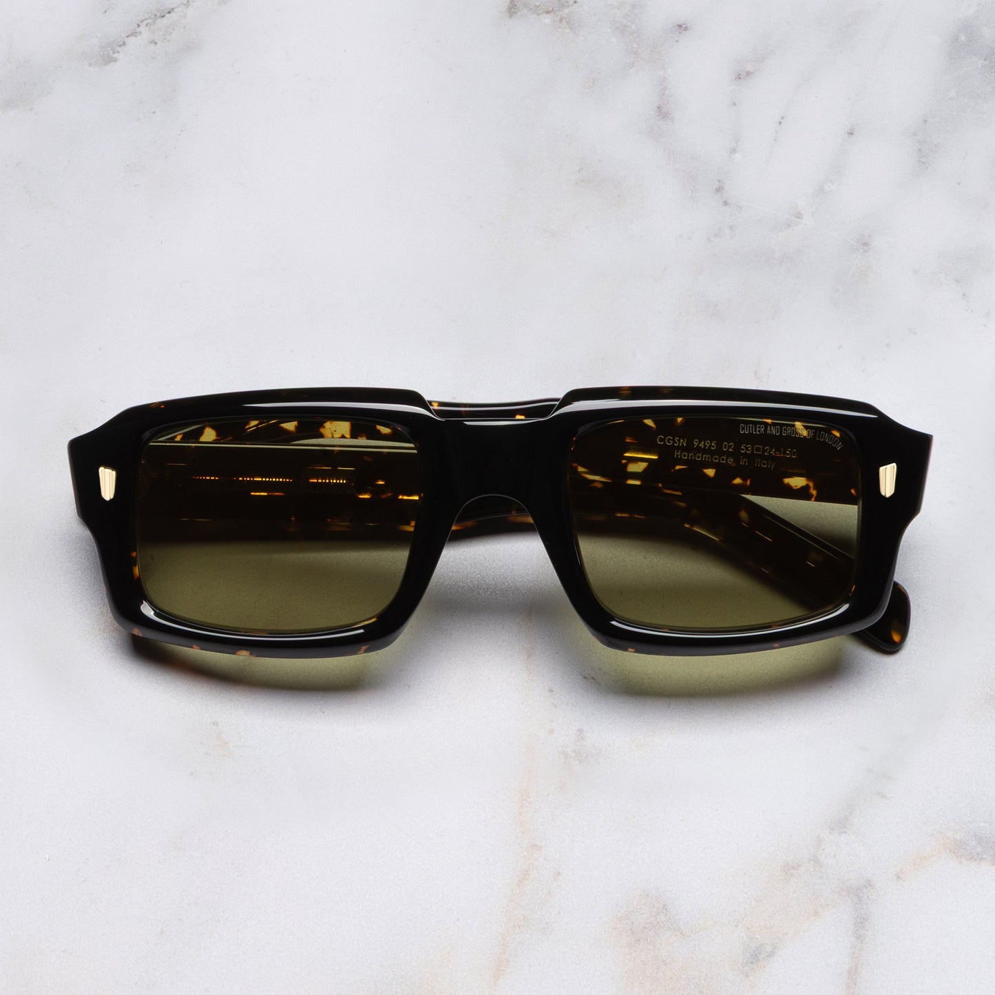 Cutler and Gross 9495 Rectangle Sunglasses