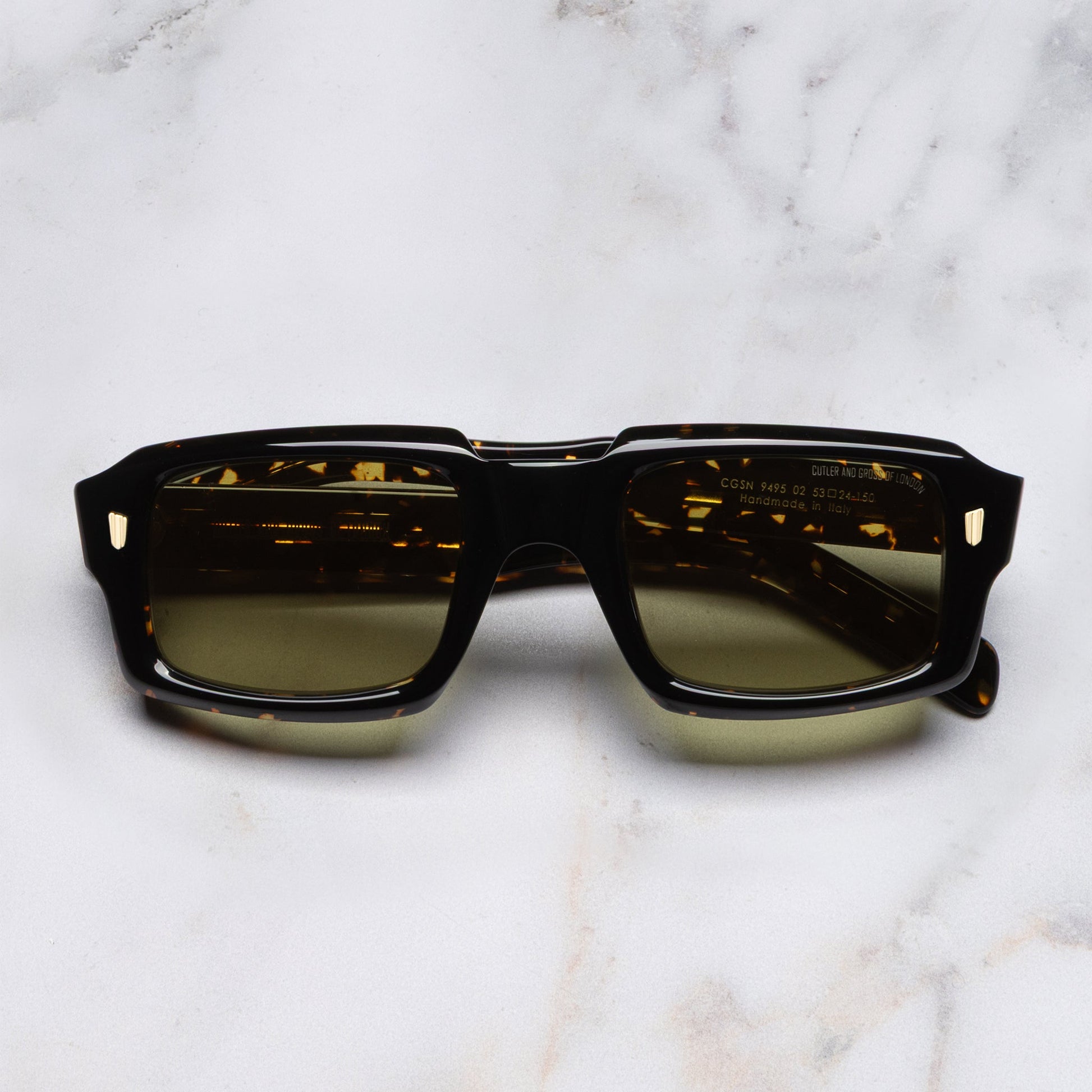 Cutler and Gross 9495 Rectangle Sunglasses