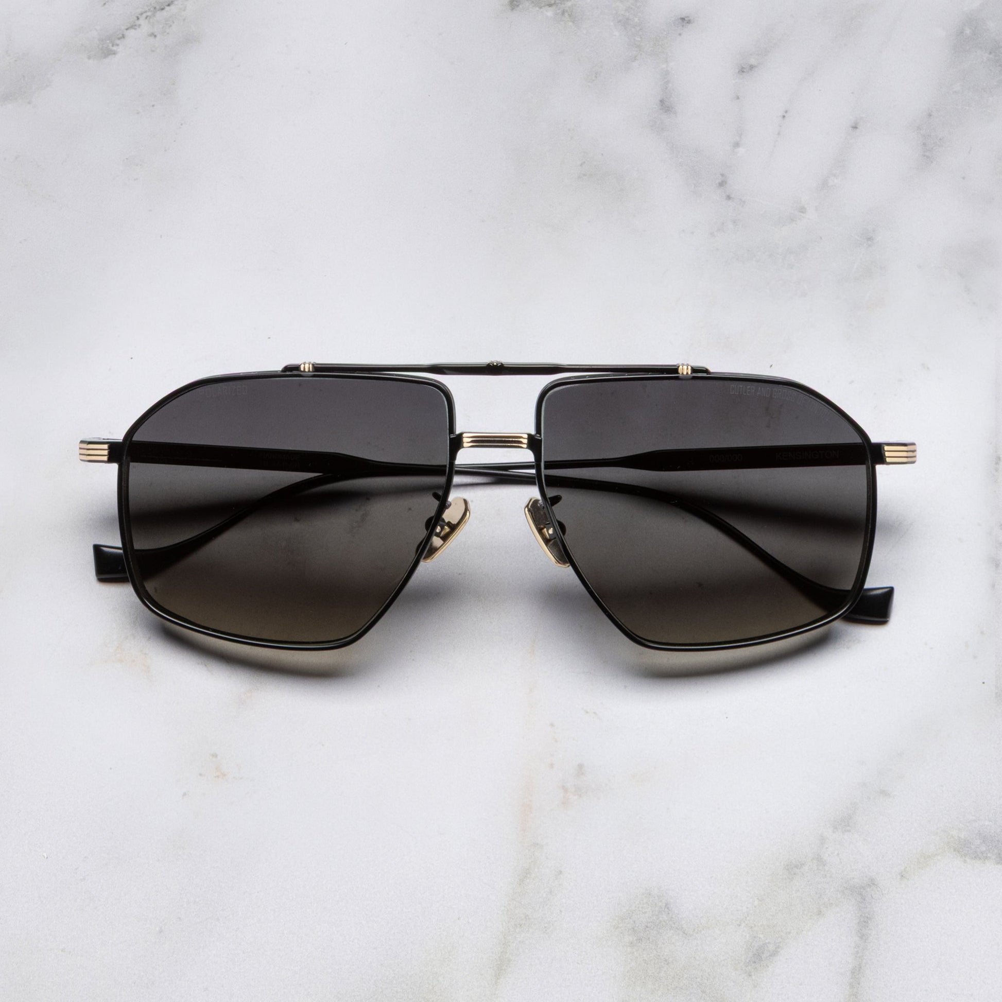 Cutler and Gross Kensington 1424 Aviator Polarised Sunglasses