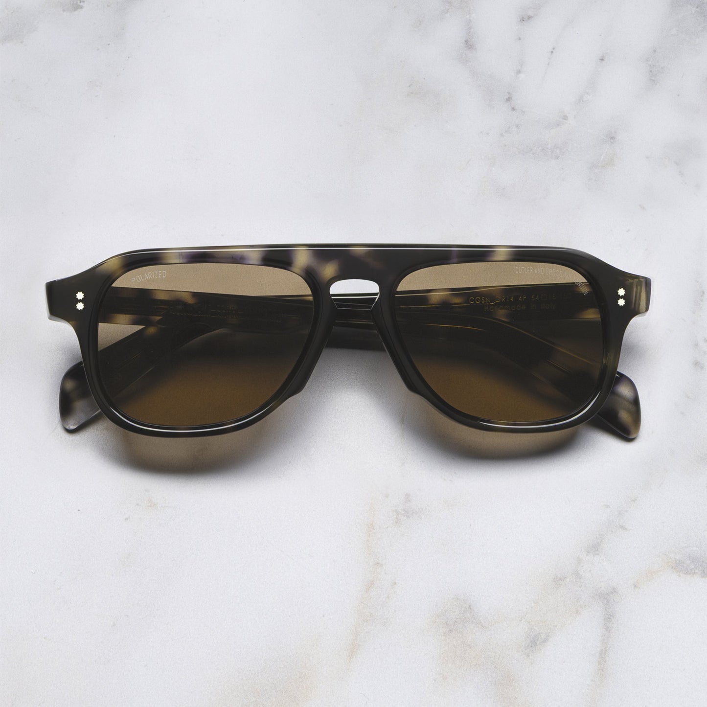 Cutler and Gross GR14 Aviator Polarised Sunglasses
