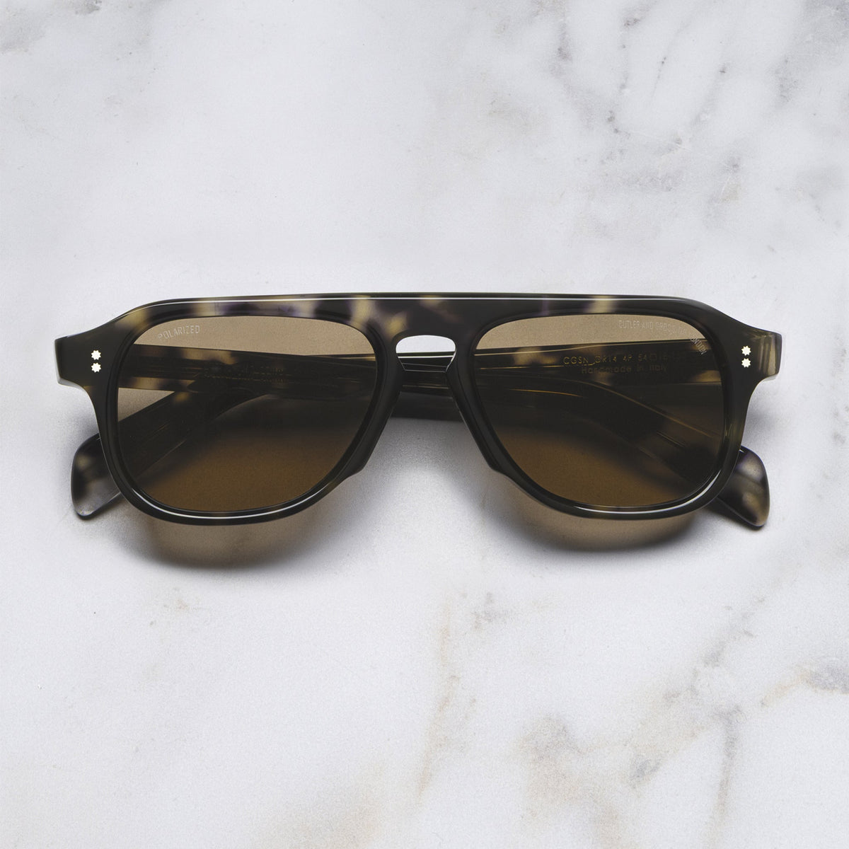 Cutler and Gross GR14 Aviator Polarised Sunglasses