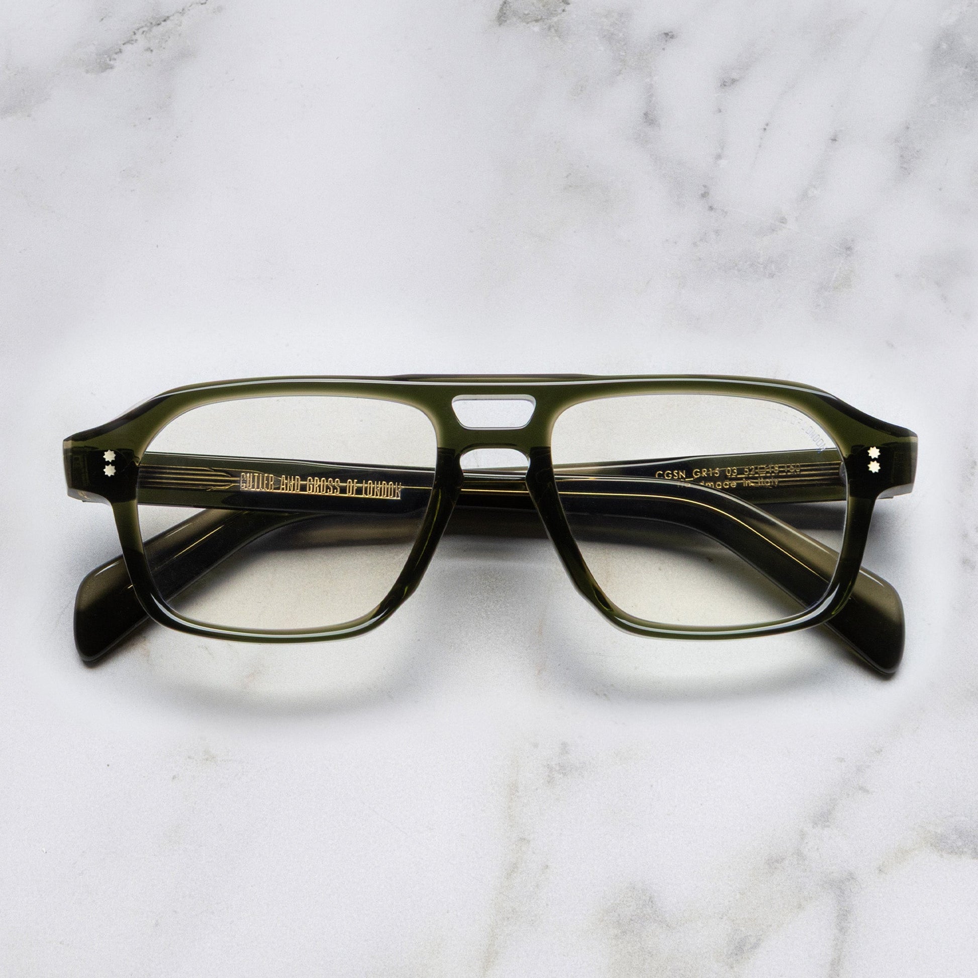 Cutler and Gross GR15 Aviator Opticals (Large)