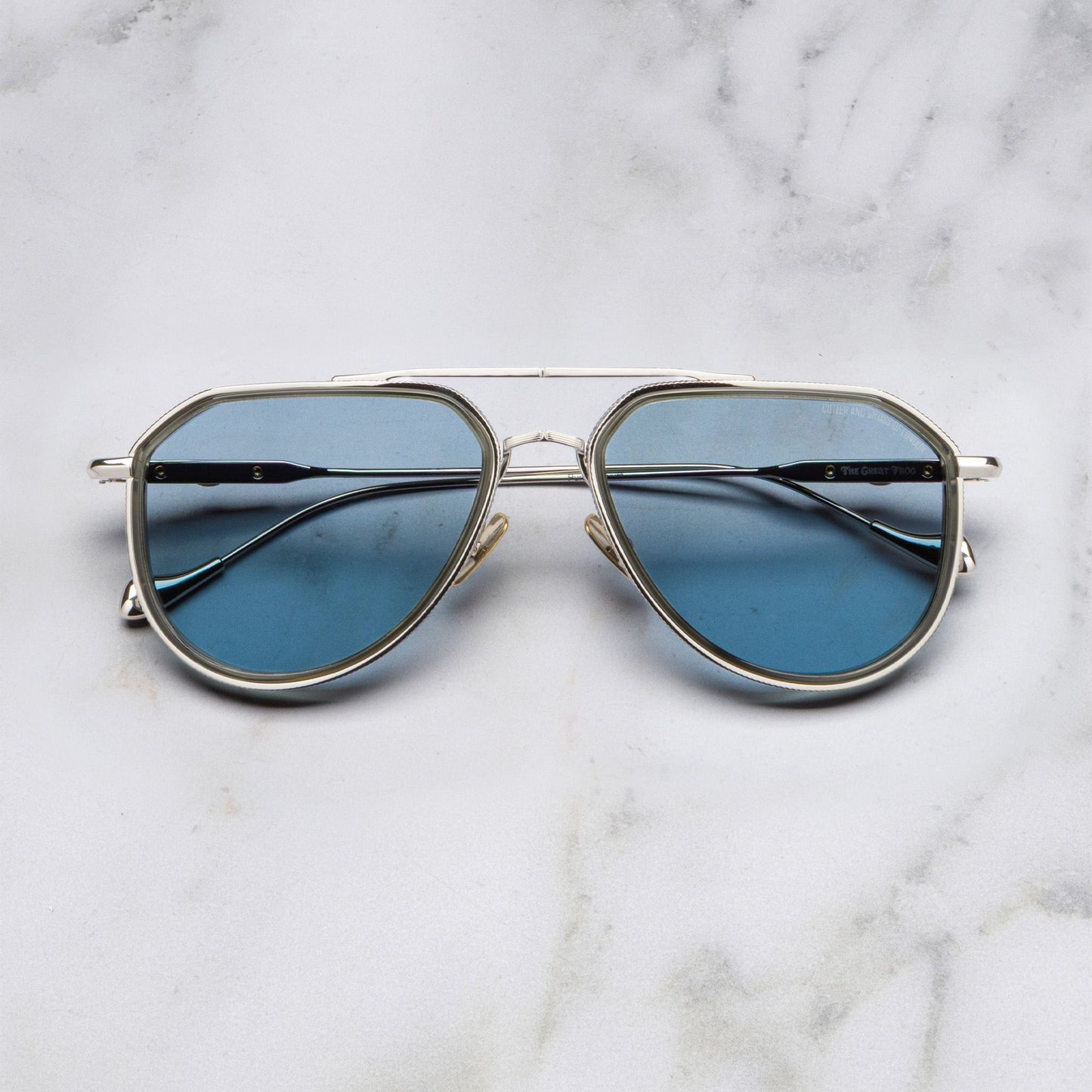 Cutler and Gross The Great Frog Limited-Edition Triumph Aviator Sunglass