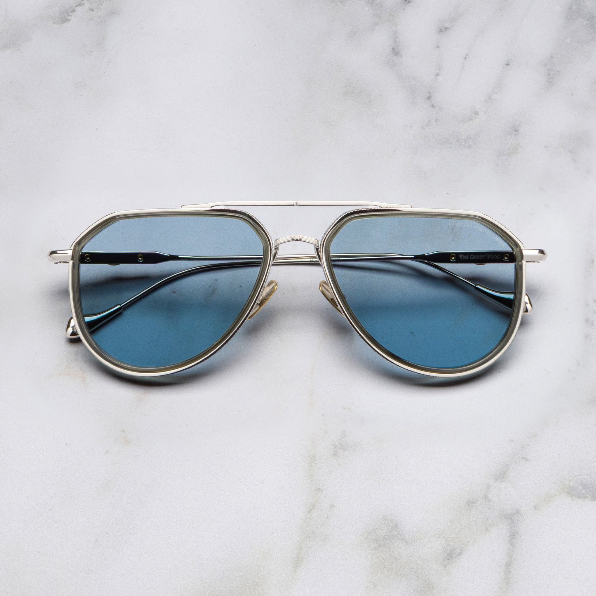 Cutler and Gross The Great Frog Limited-Edition Triumph Aviator Sunglass