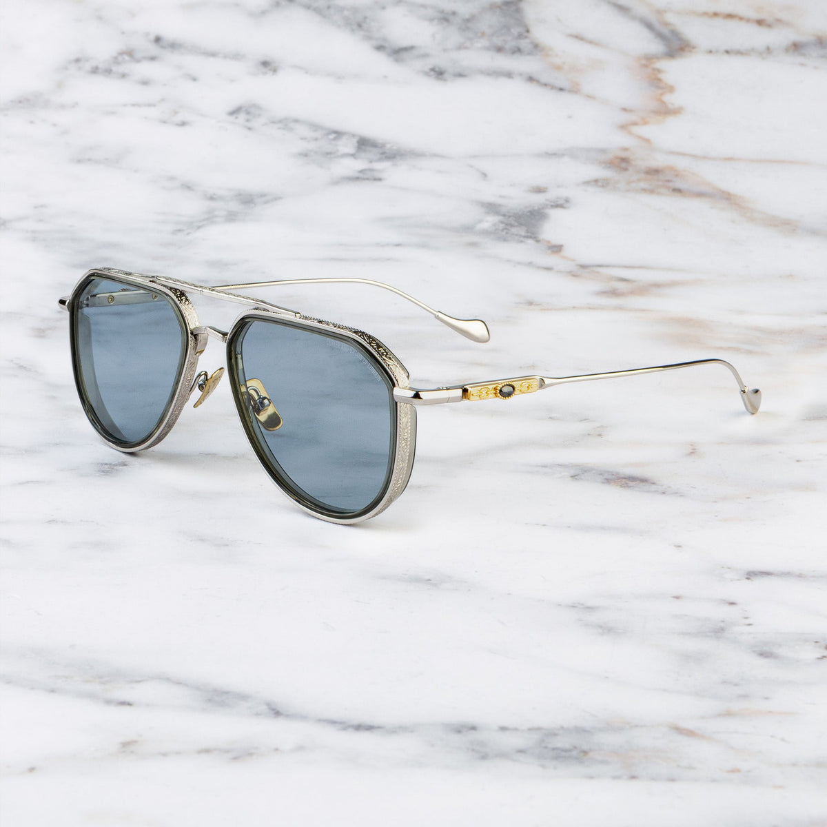 Cutler and Gross The Great Frog Limited-Edition Triumph Aviator Sunglass