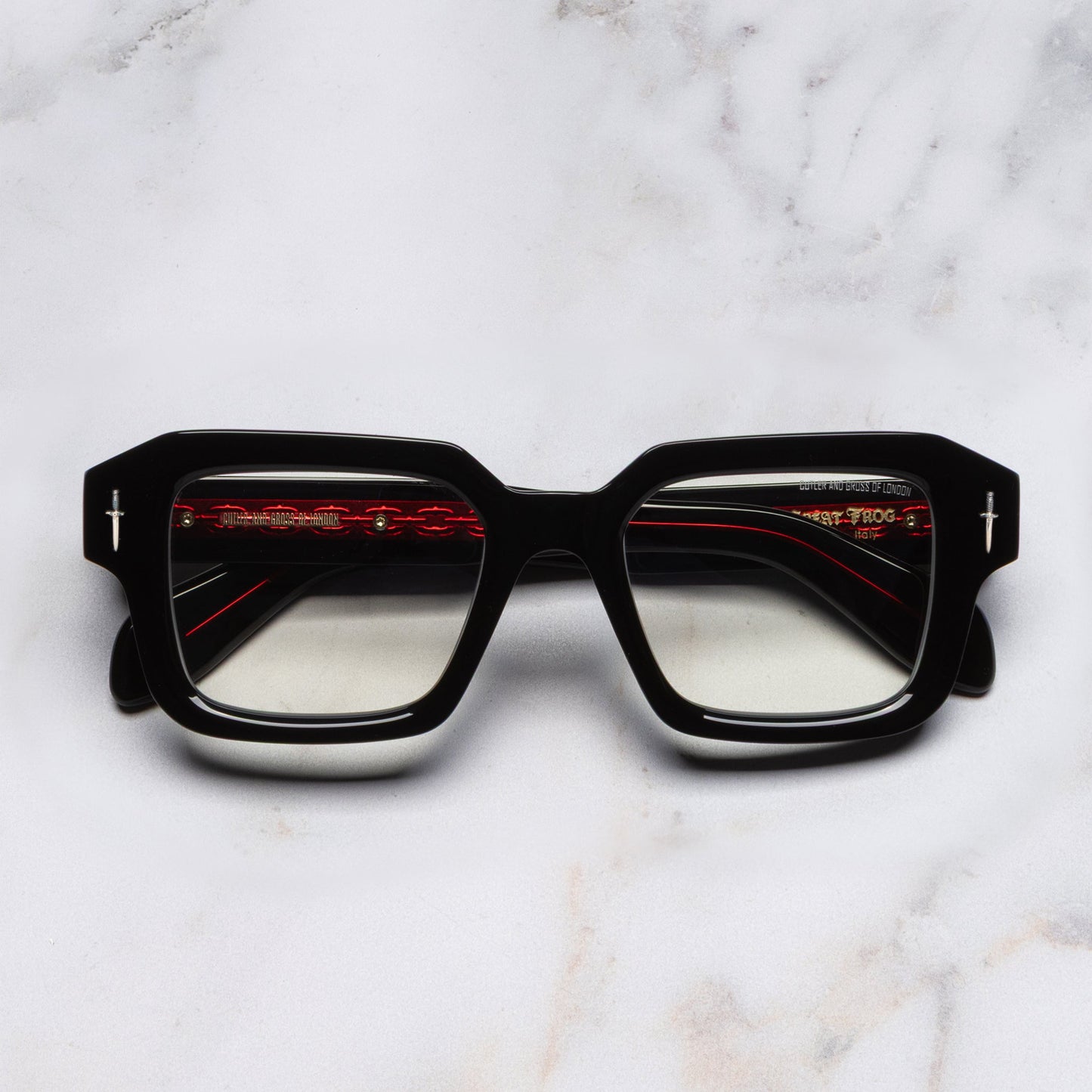 Cutler and Gross The Great Frog Bones Link Rectangle Opticals