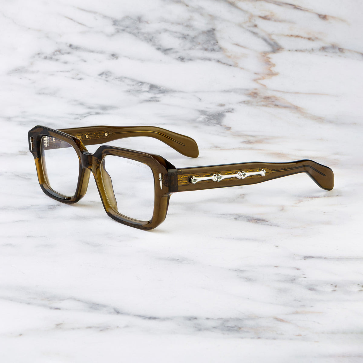 Cutler and Gross The Great Frog Bones Link Rectangle Opticals