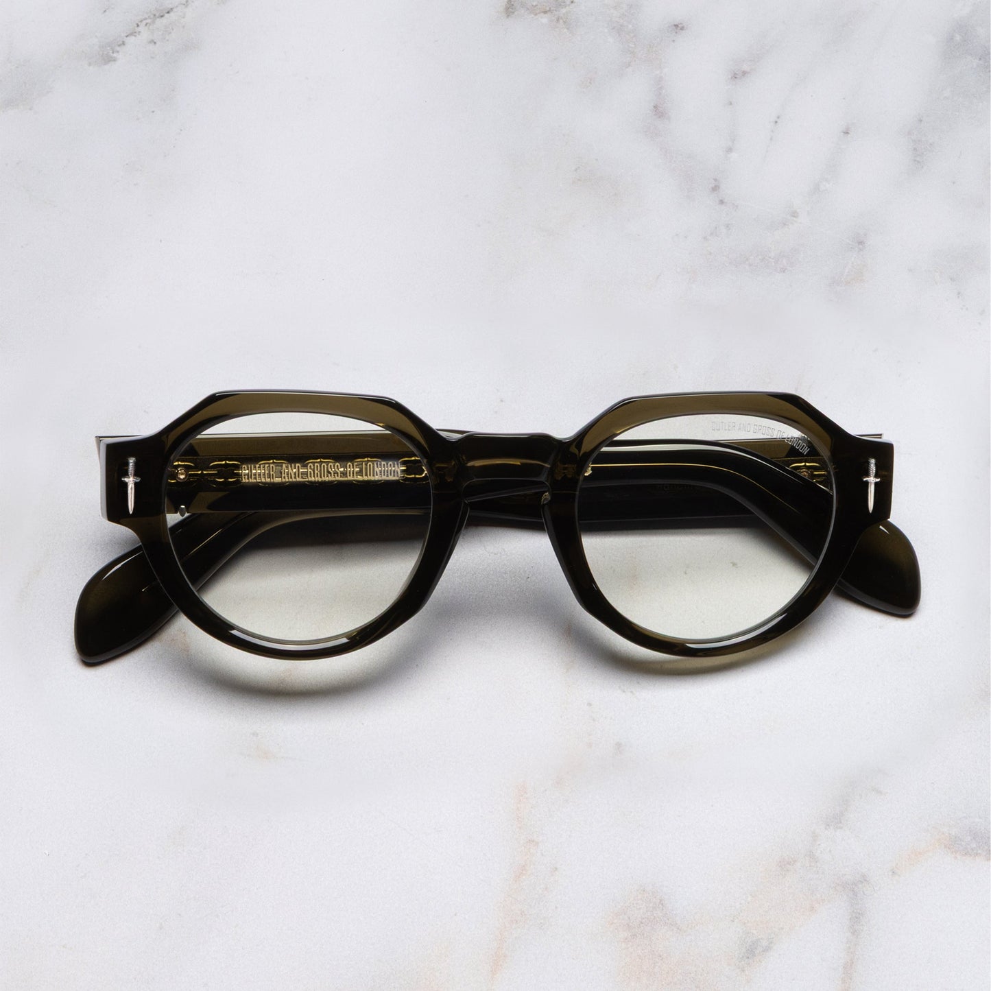 Cutler and Gross The Great Frog Lucky Diamond I Round Opticals