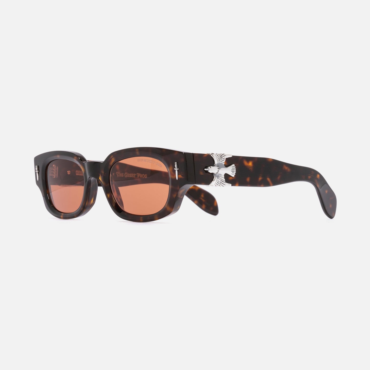 Cutler and Gross The Great Frog Soaring Eagle Rectangle Sunglasses