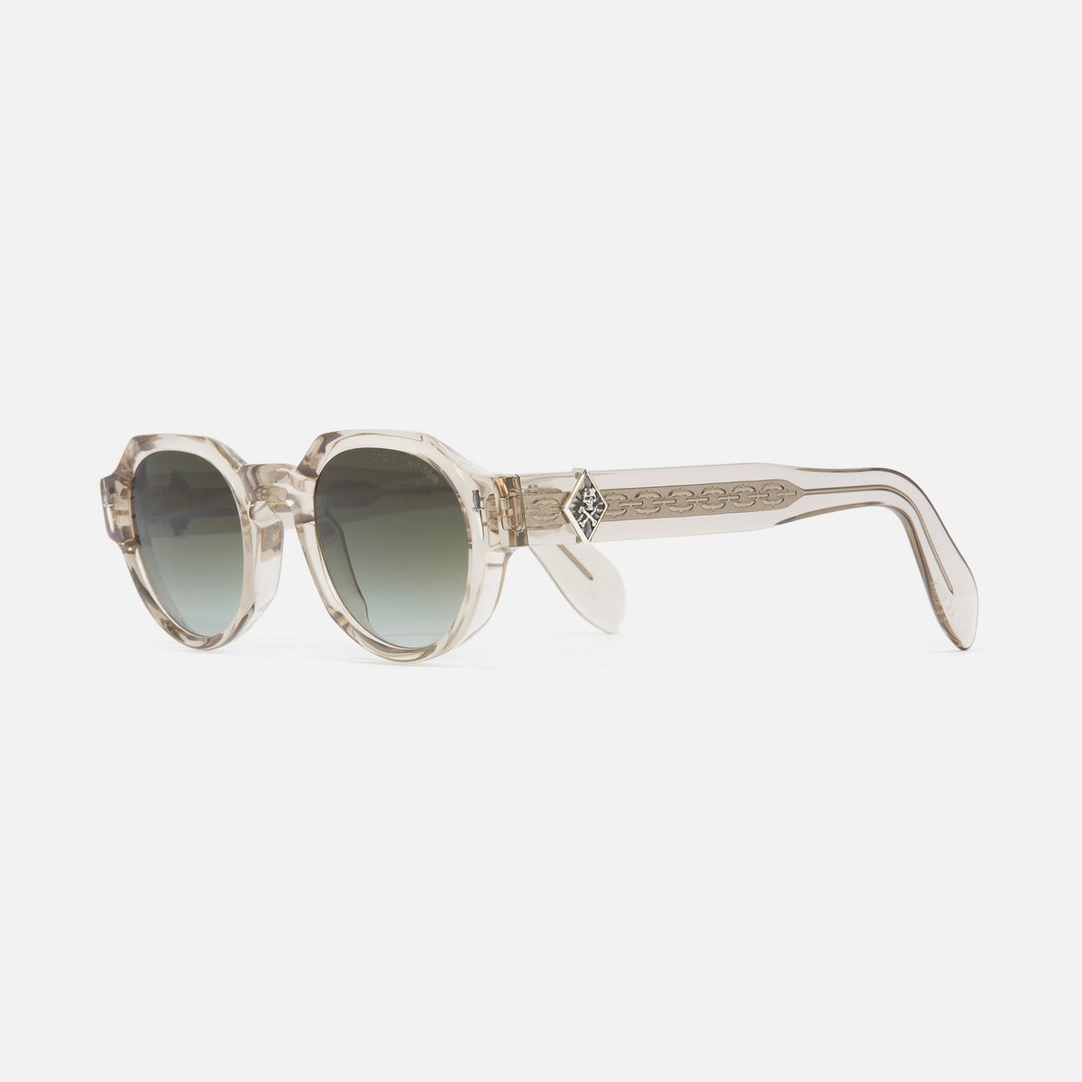 Cutler and Gross The Great Frog Lucky Diamond I Round Sunglasses