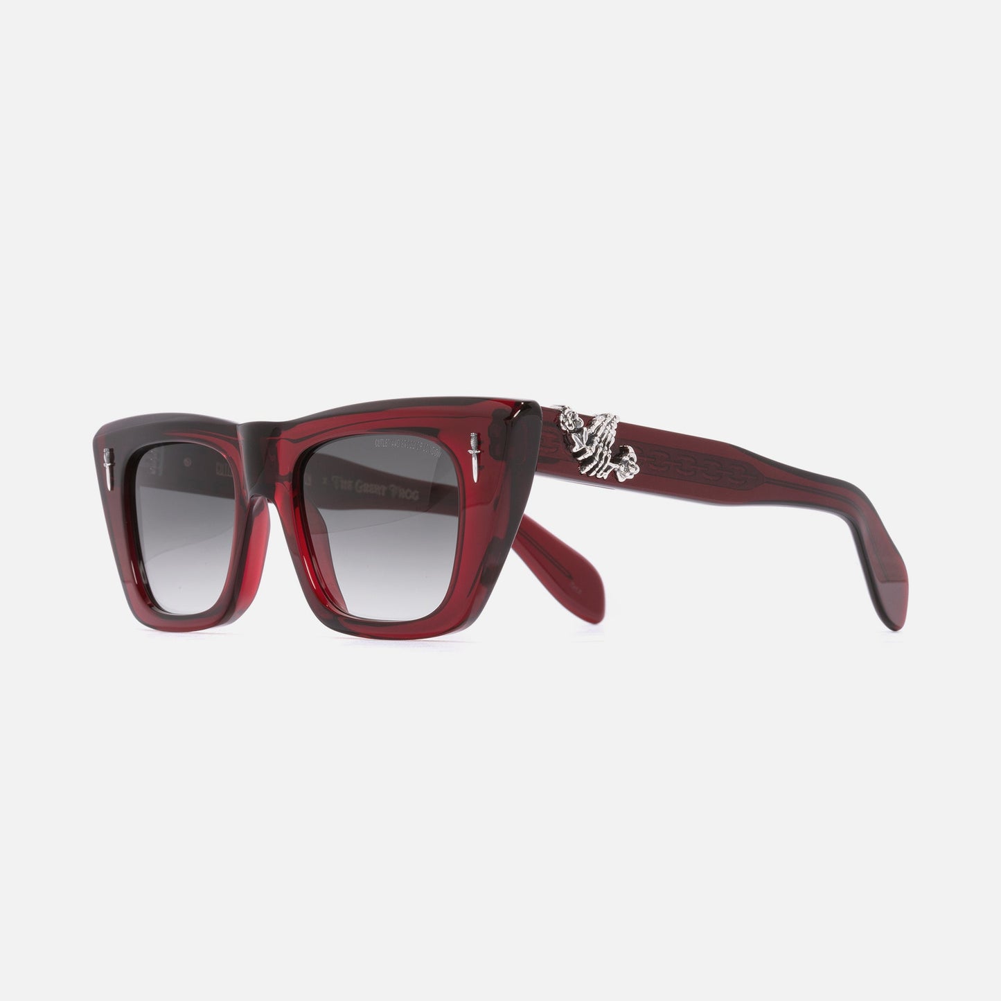 Cutler and Gross The Great Frog Love And Death Cat Eye Sunglasses