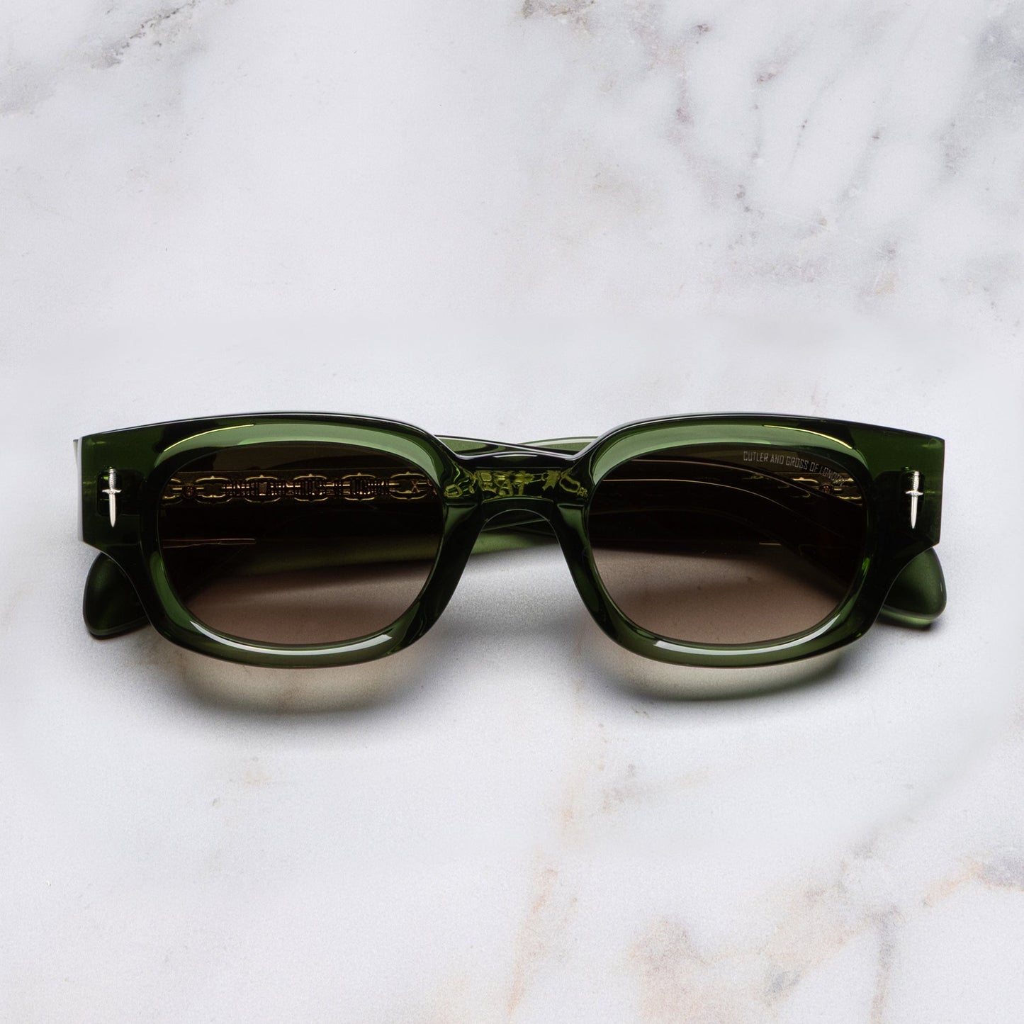 Cutler and Gross The Great Frog Soaring Eagle Rectangle Sunglasses