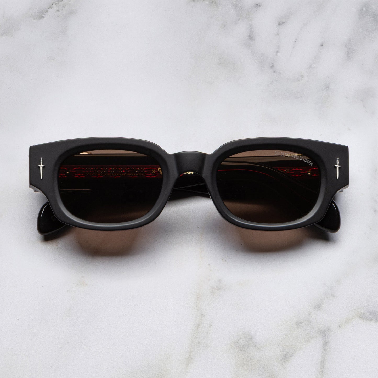 Cutler and Gross The Great Frog Soaring Eagle Rectangle Sunglasses