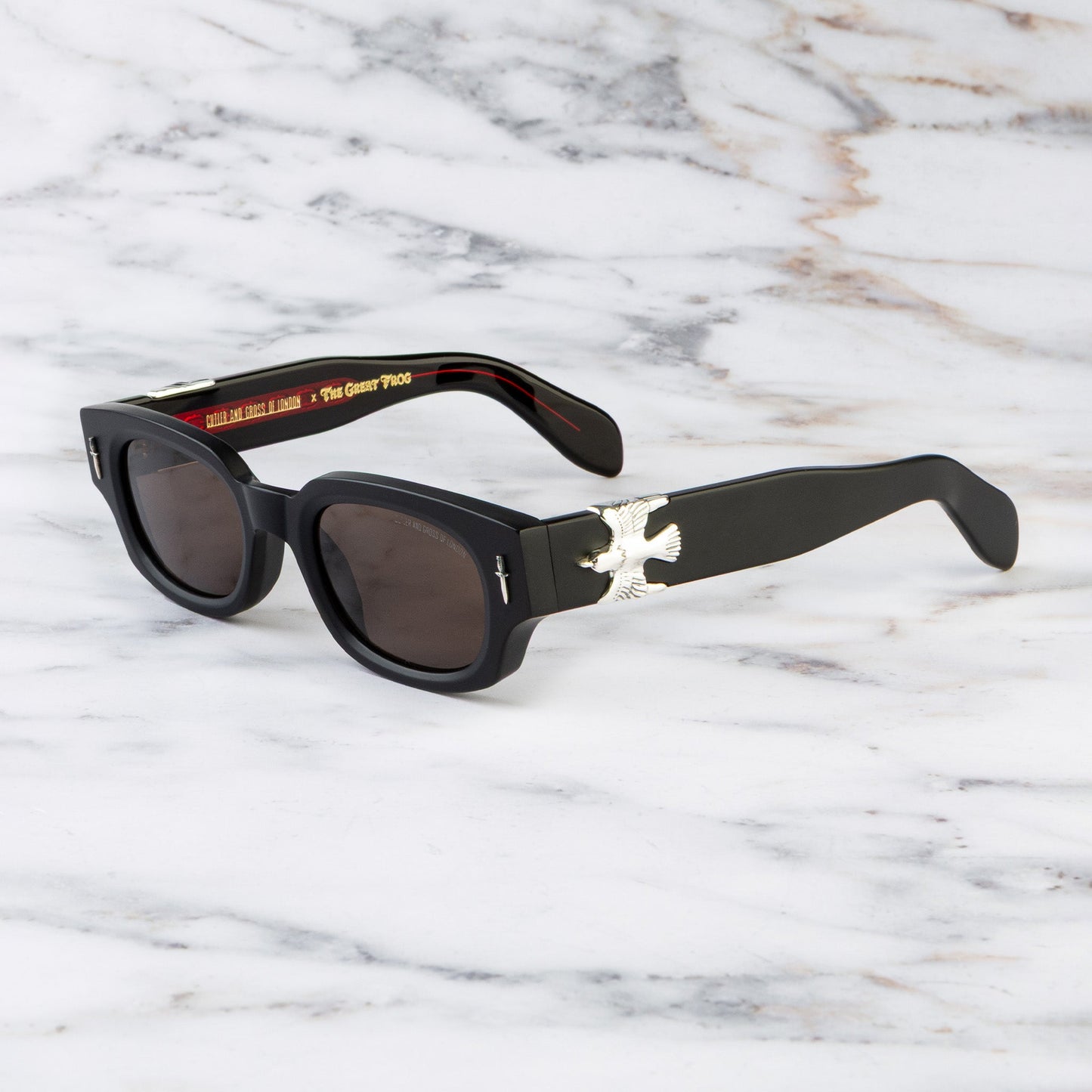 Cutler and Gross The Great Frog Soaring Eagle Rectangle Sunglasses
