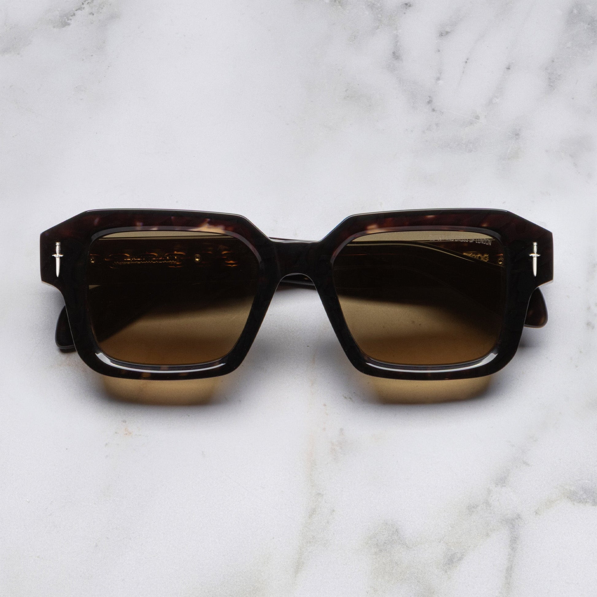 Cutler and Gross The Great Frog Bones Link Rectangle Sunglasses
