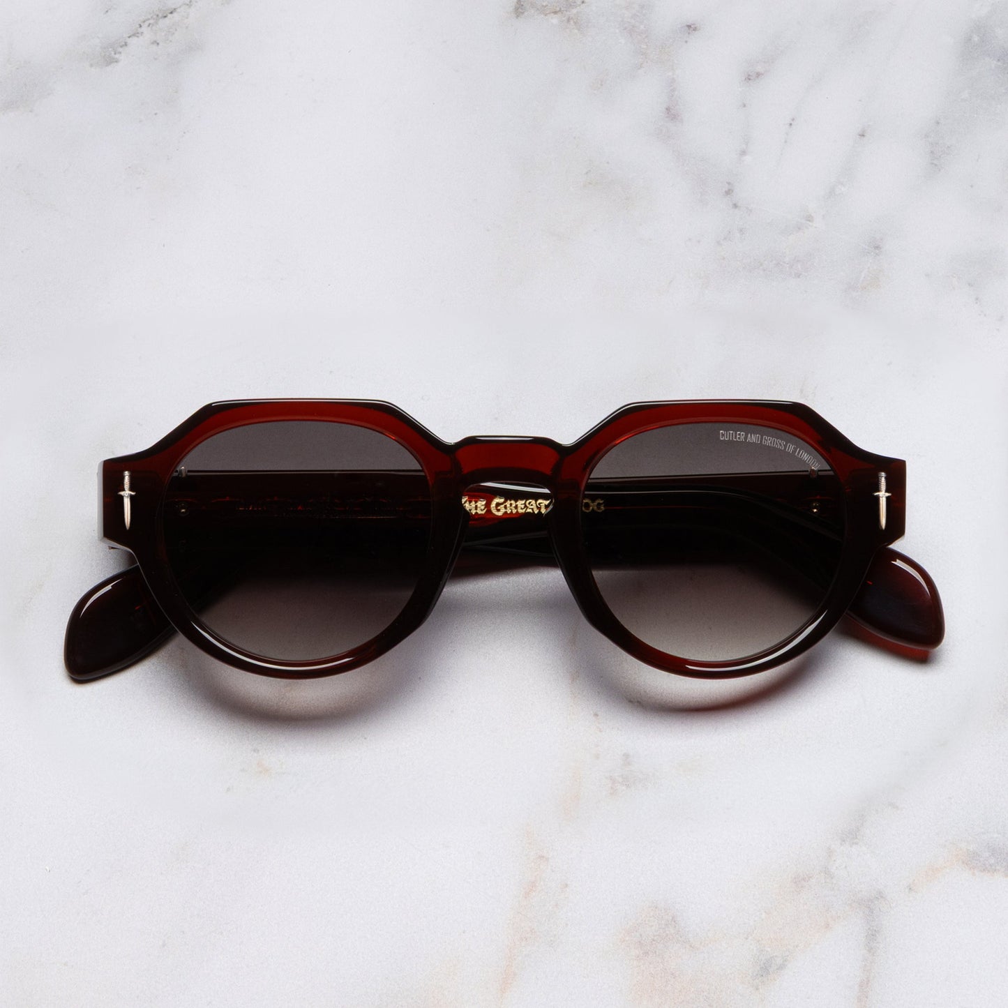 Cutler and Gross The Great Frog Lucky Diamond I Round Sunglasses