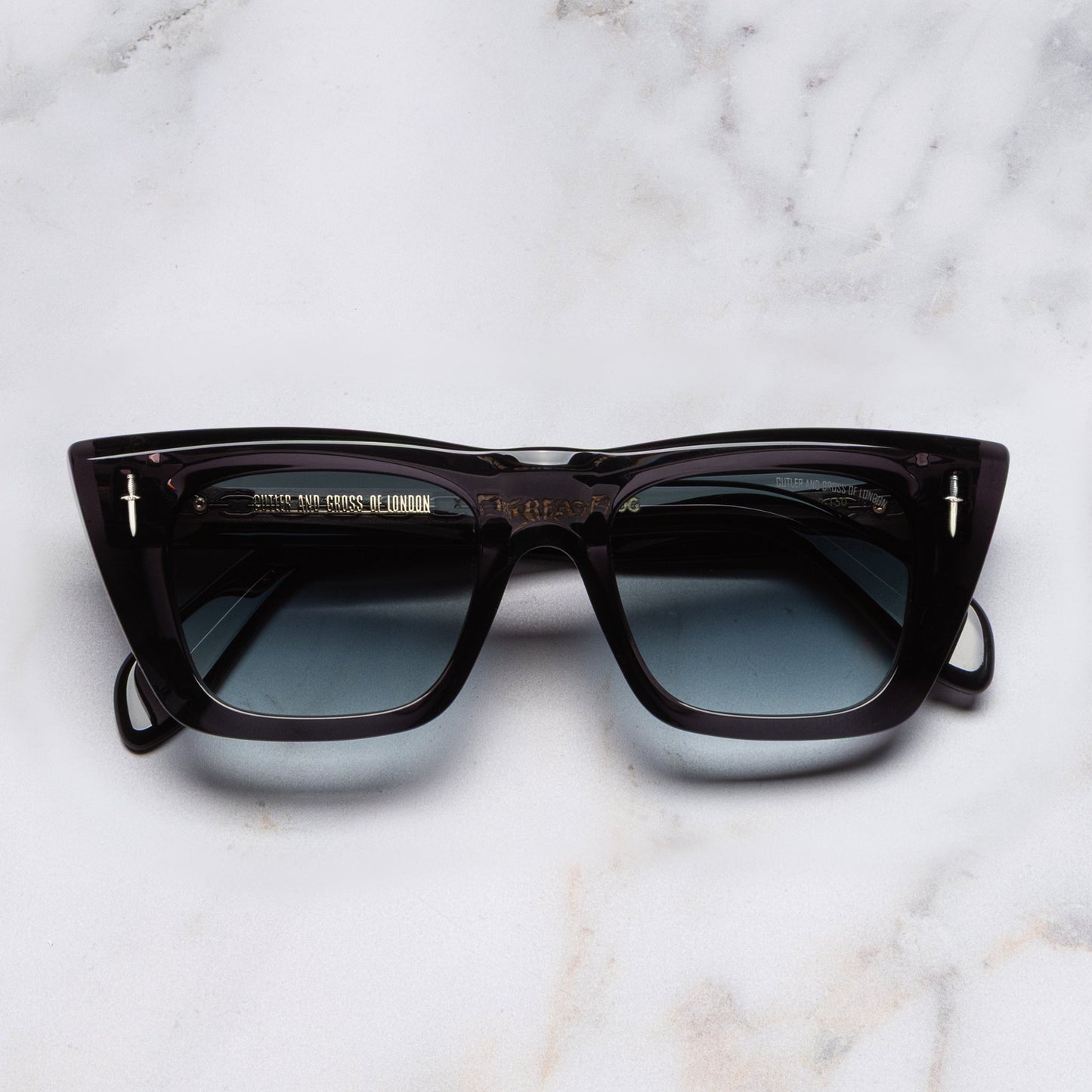 Cutler and Gross The Great Frog Love And Death Cat Eye Sunglasses