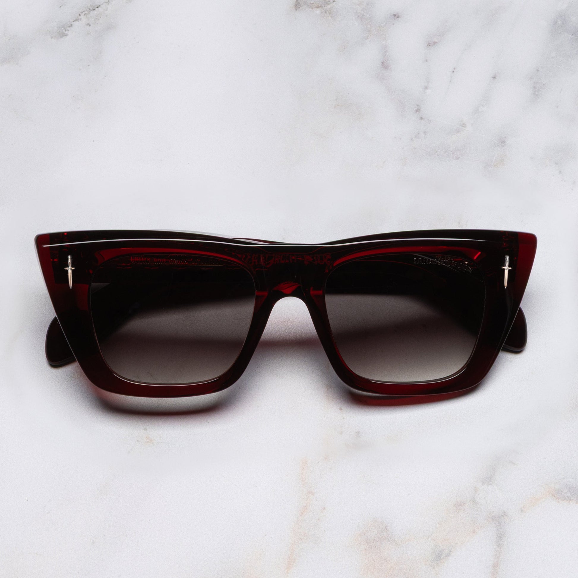 Cutler and Gross The Great Frog Love And Death Cat Eye Sunglasses