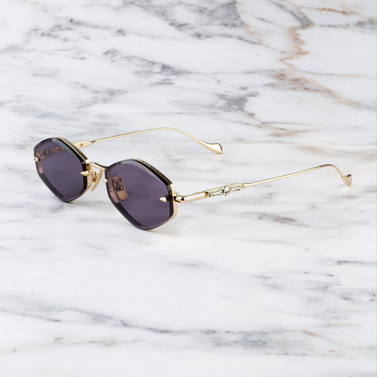 Cutler and Gross The Great Frog Carol Rectangular Sunglass