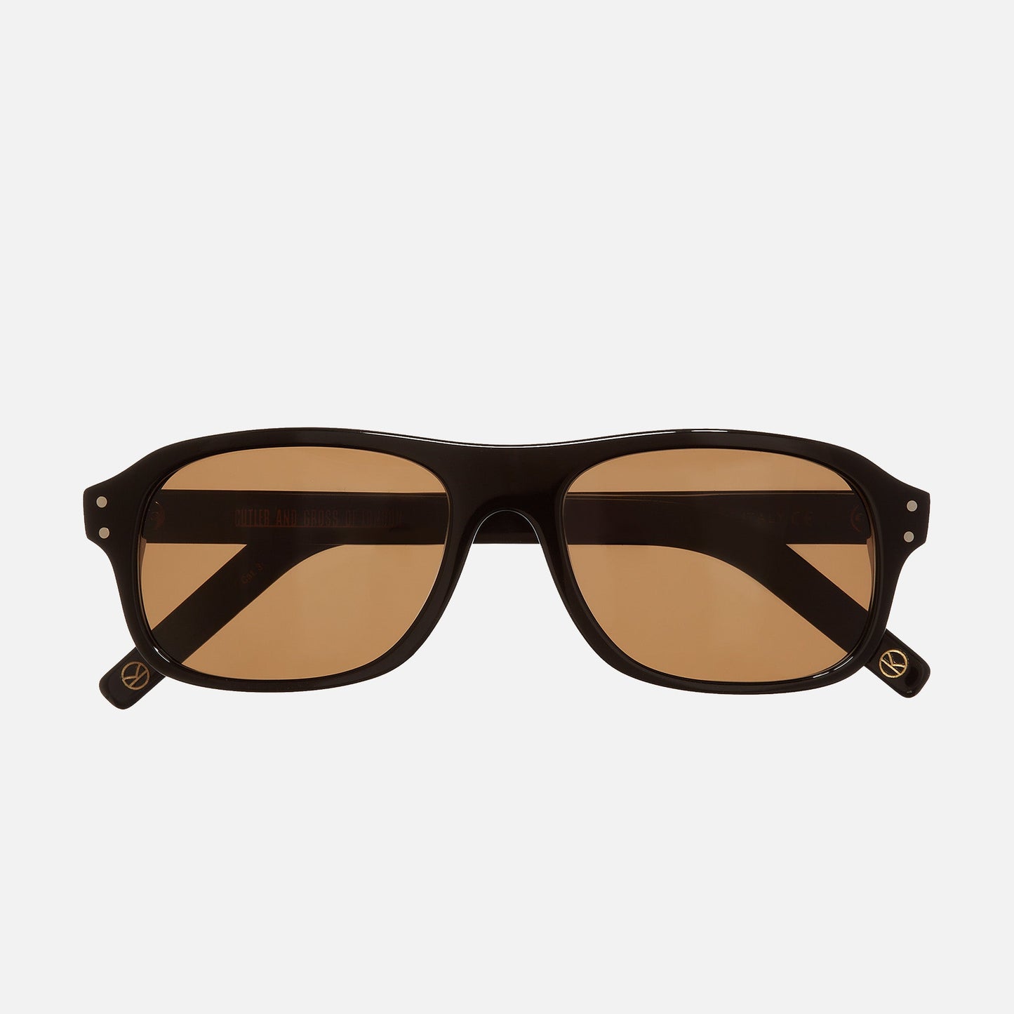 Cutler and Gross 0847 Kingsman Polarised Aviator Sunglasses