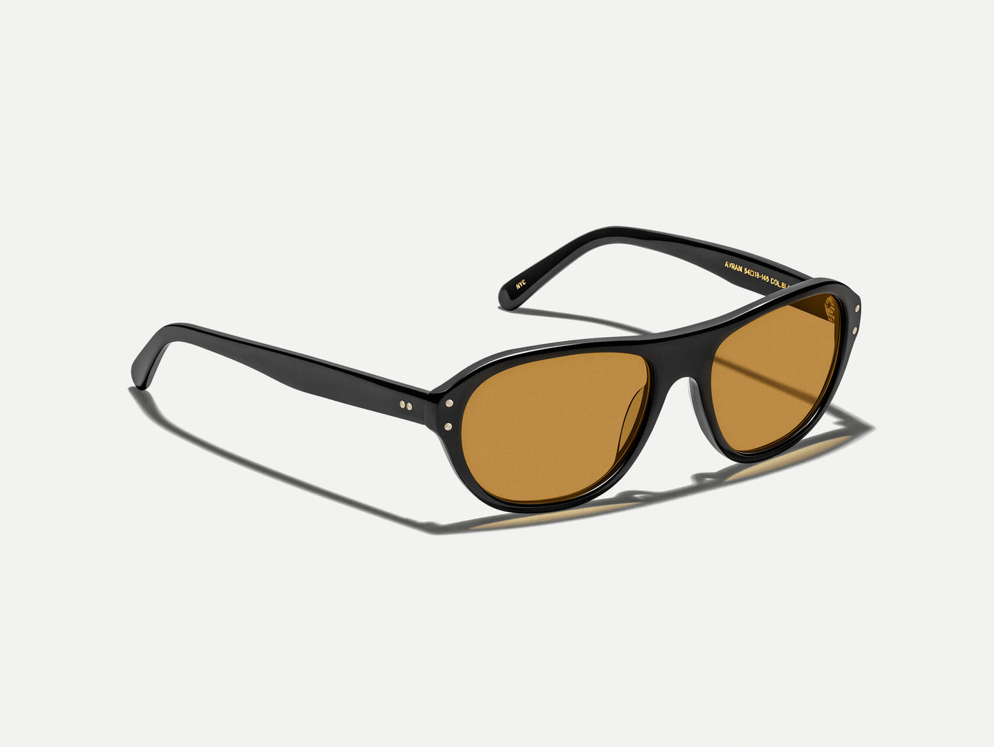 Moscot Avram Black With Custom Made Tints Sunglasses